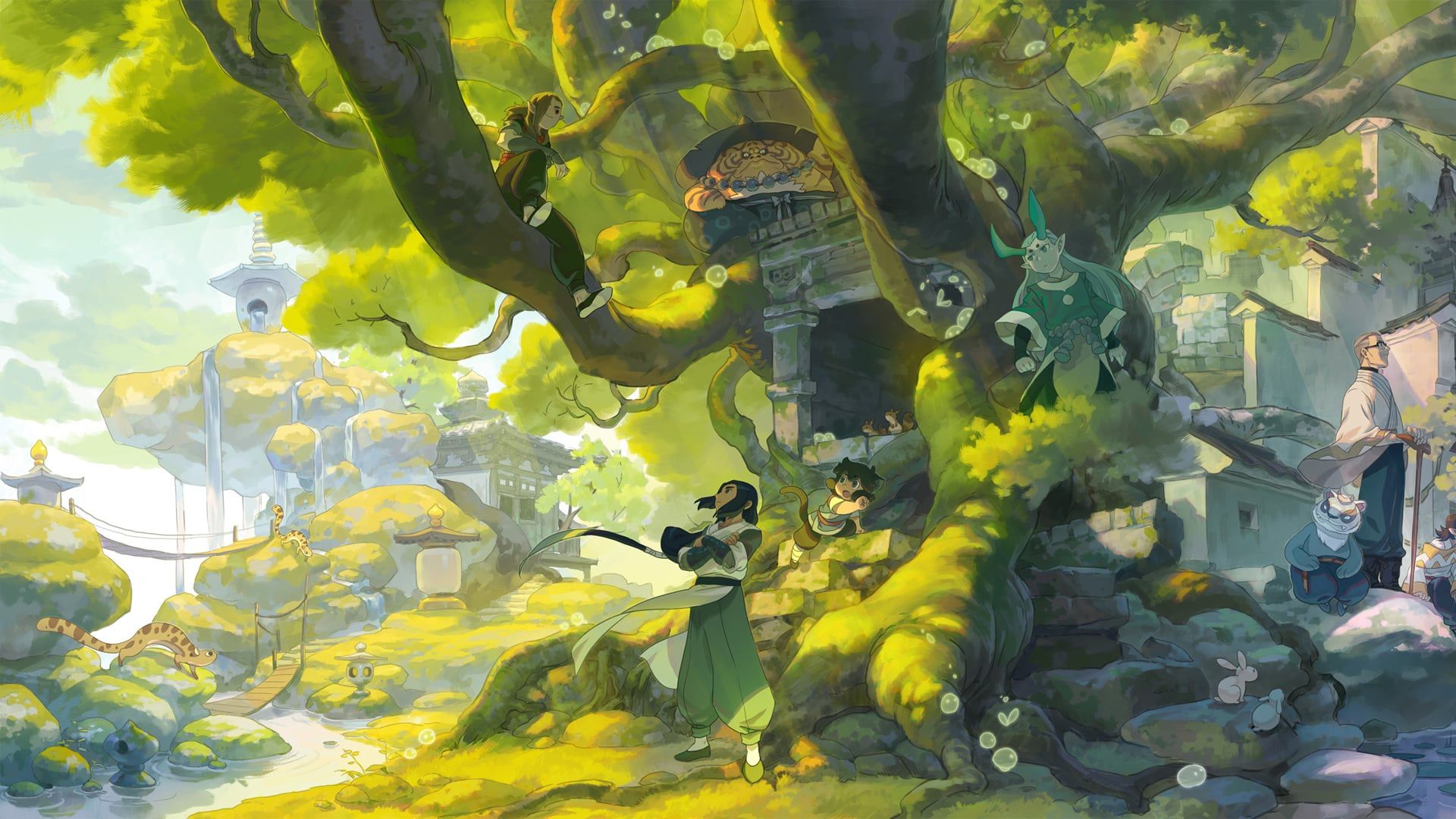 The Legend of Hei background