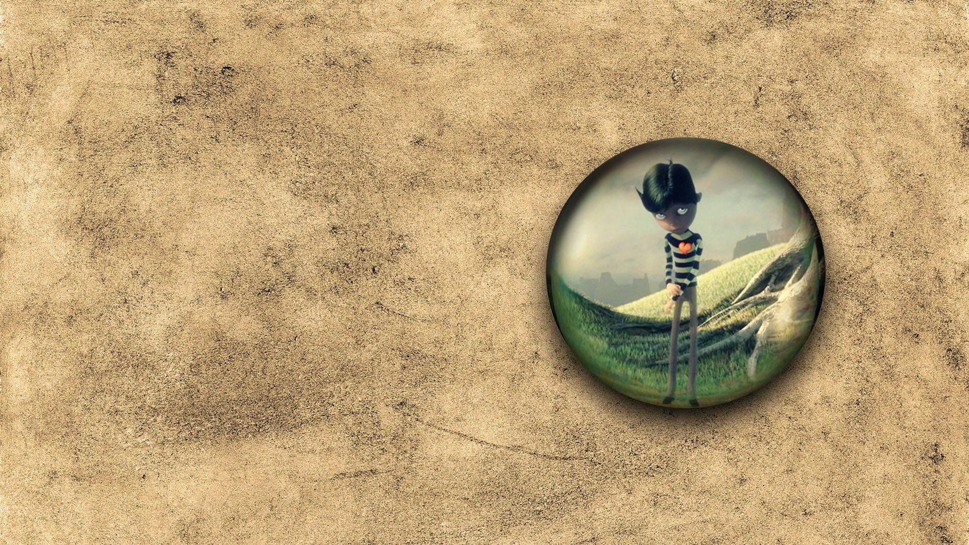 The Boy in the Bubble background
