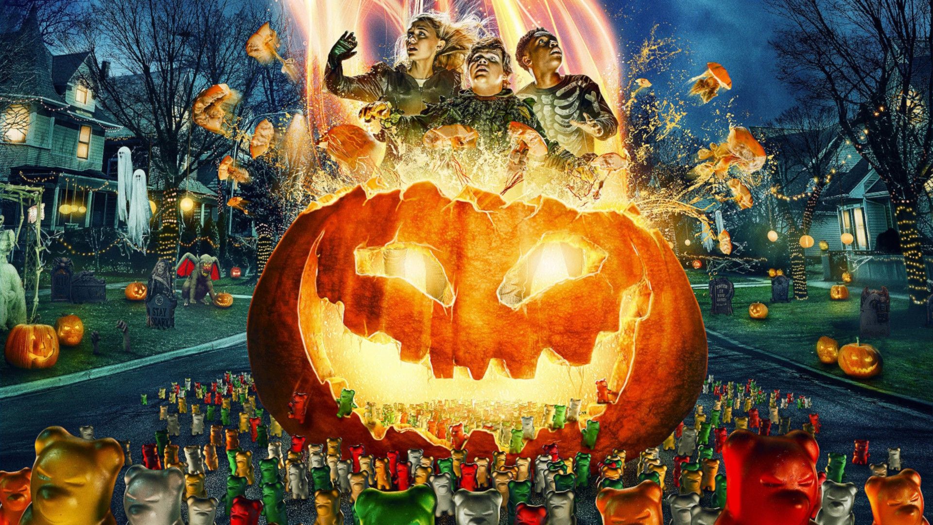 Goosebumps 2: Haunted Halloween background