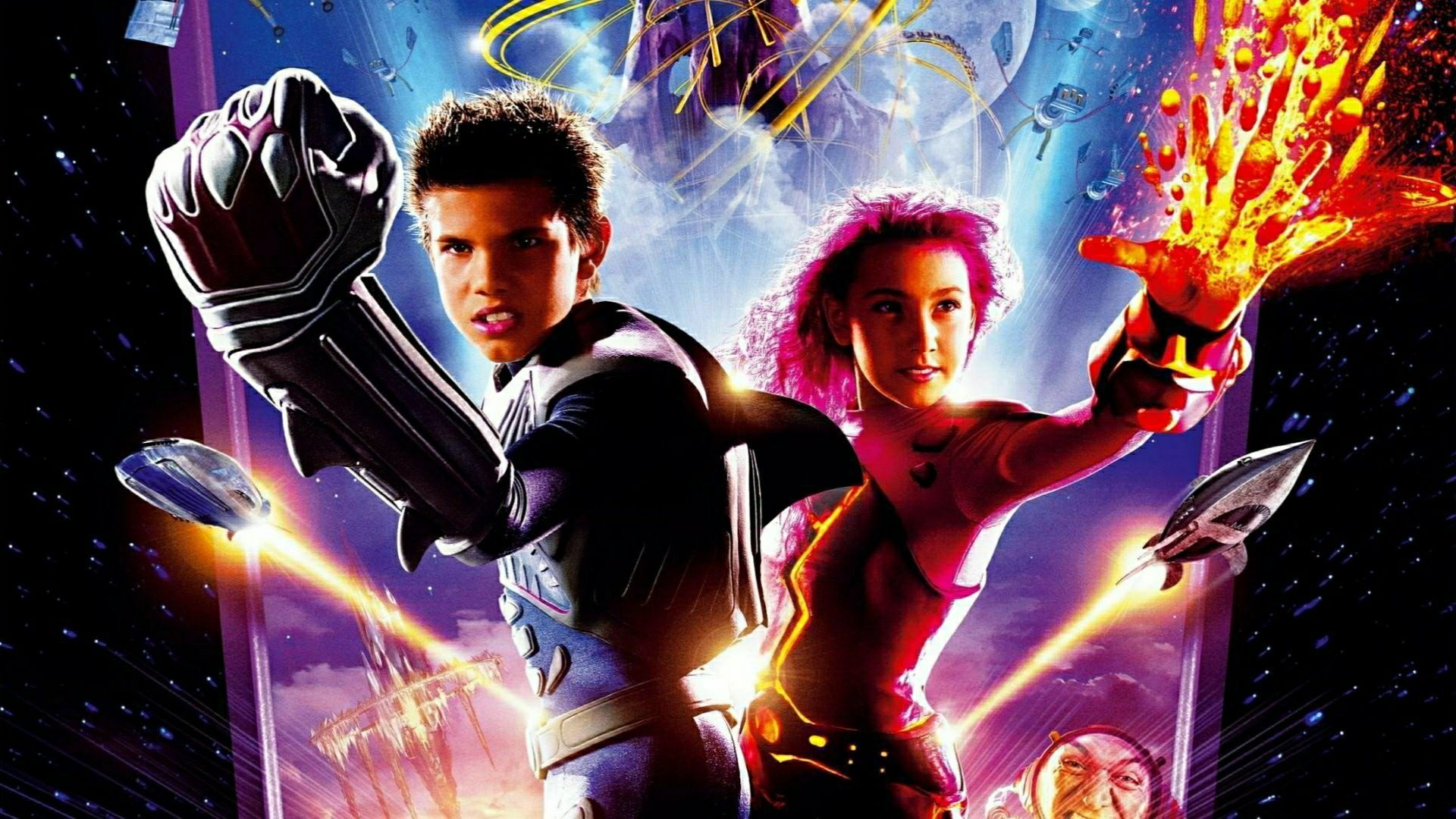 The Adventures of Sharkboy and Lavagirl 3-D background