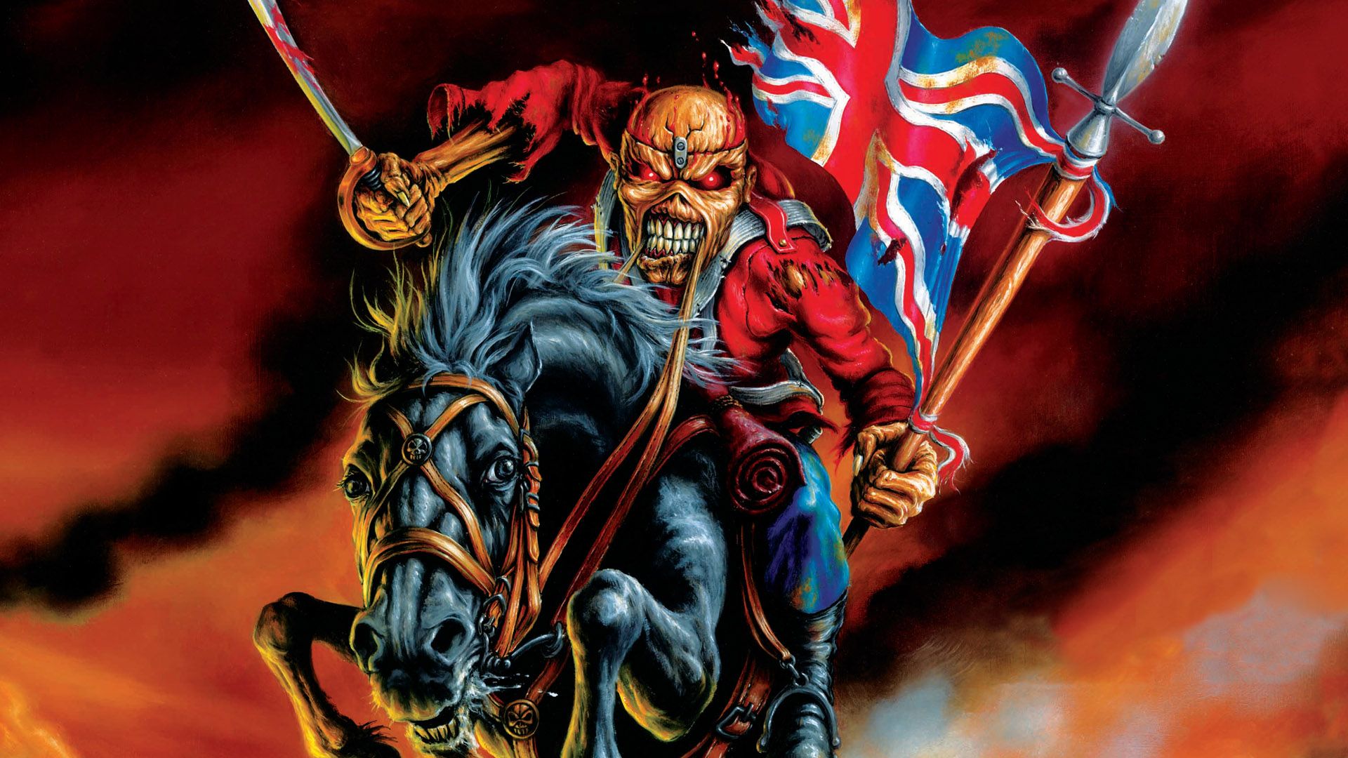 Iron Maiden: Maiden England background