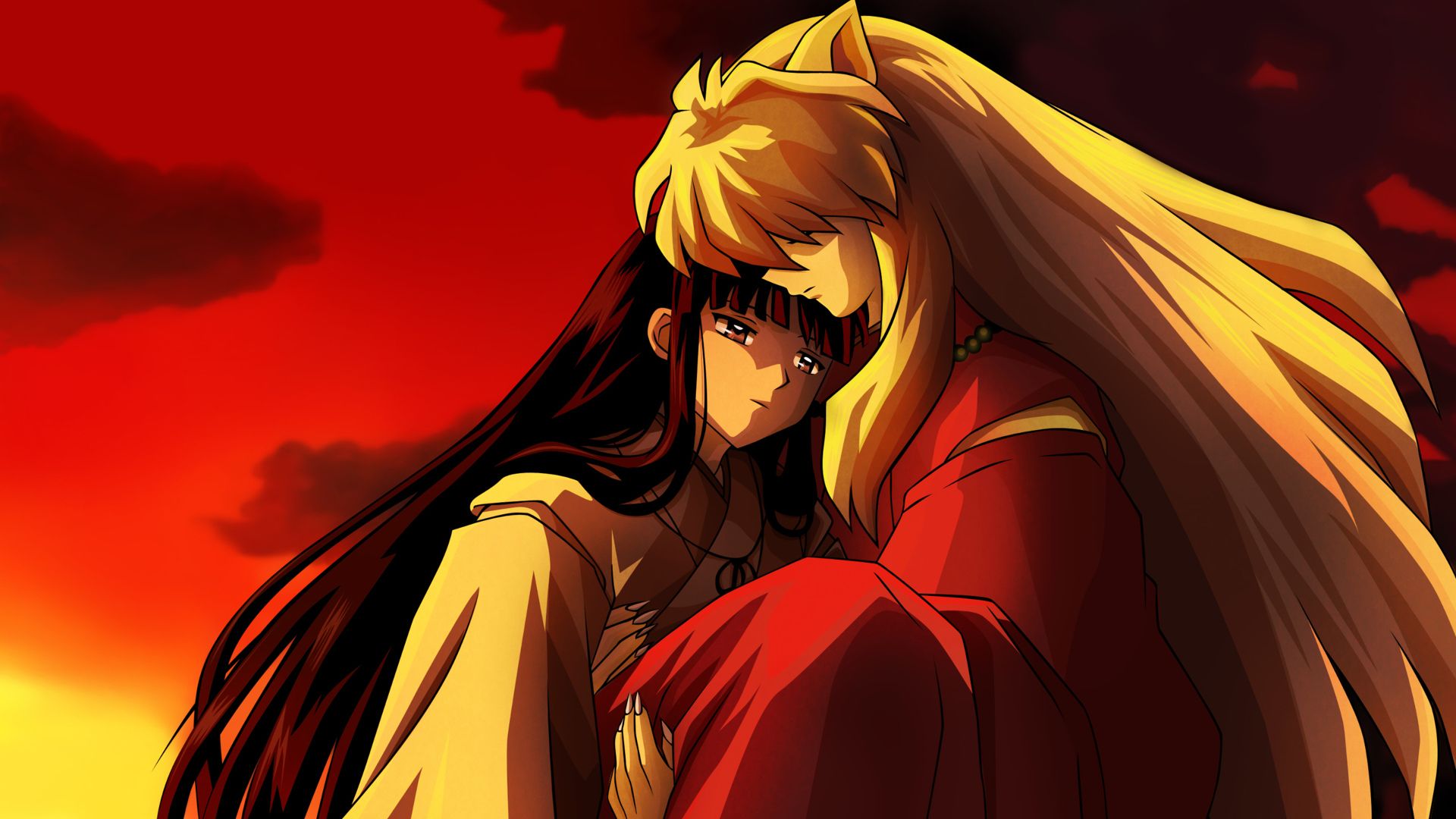 Inuyasha the Movie 4: Fire on the Mystic Island background