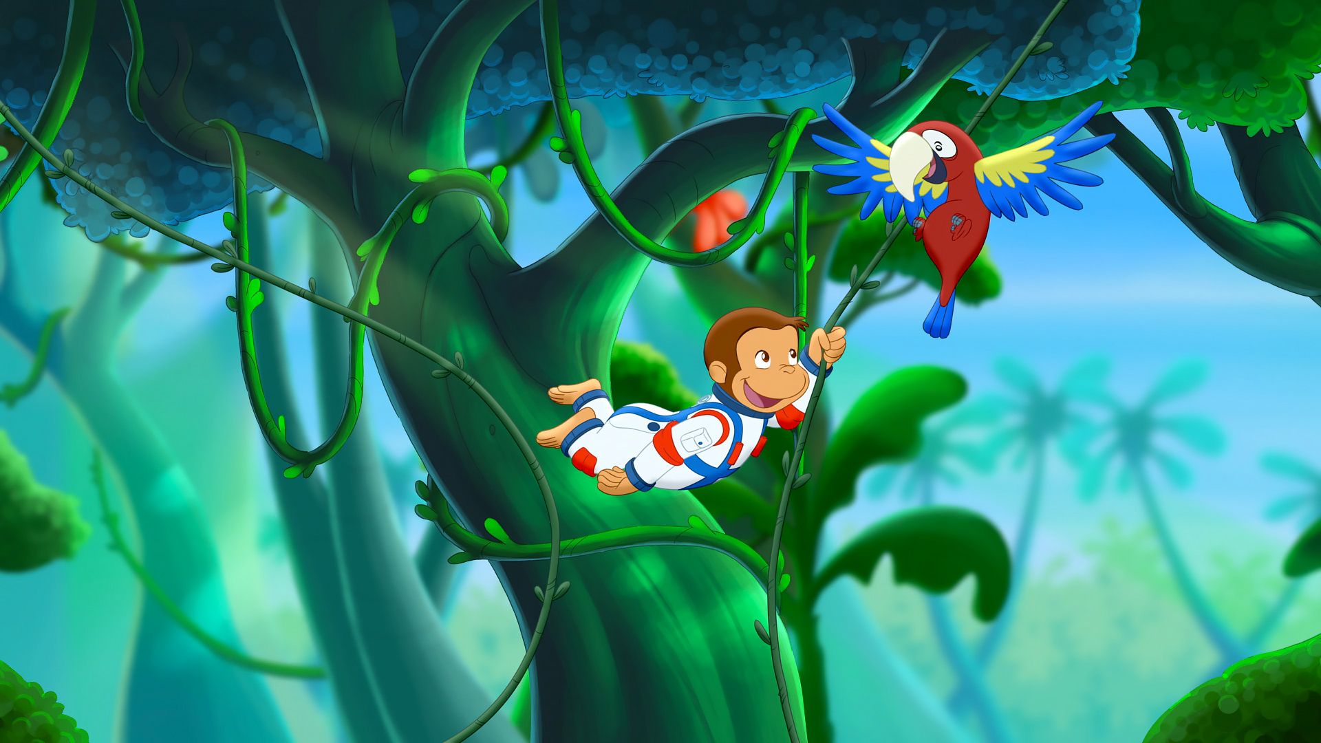 Curious George 3: Back to the Jungle background