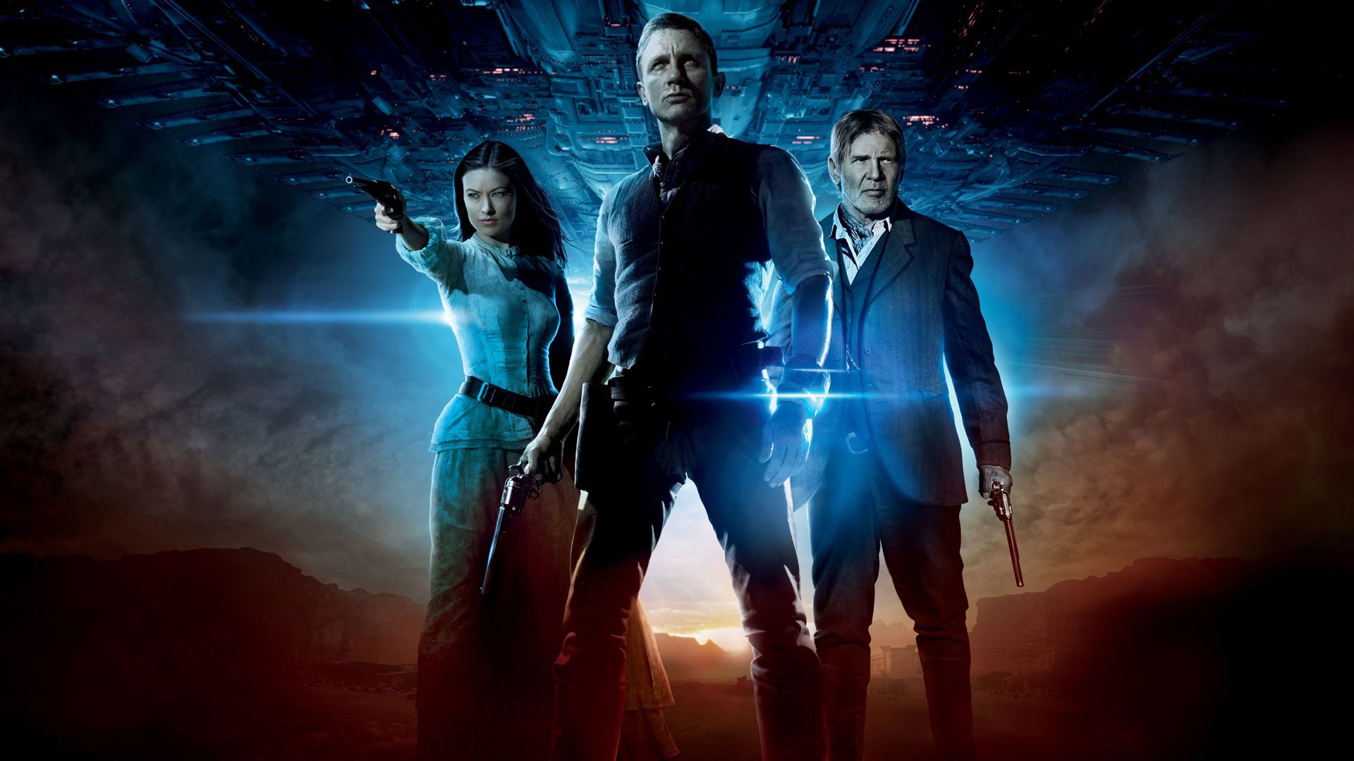 Cowboys & Aliens background