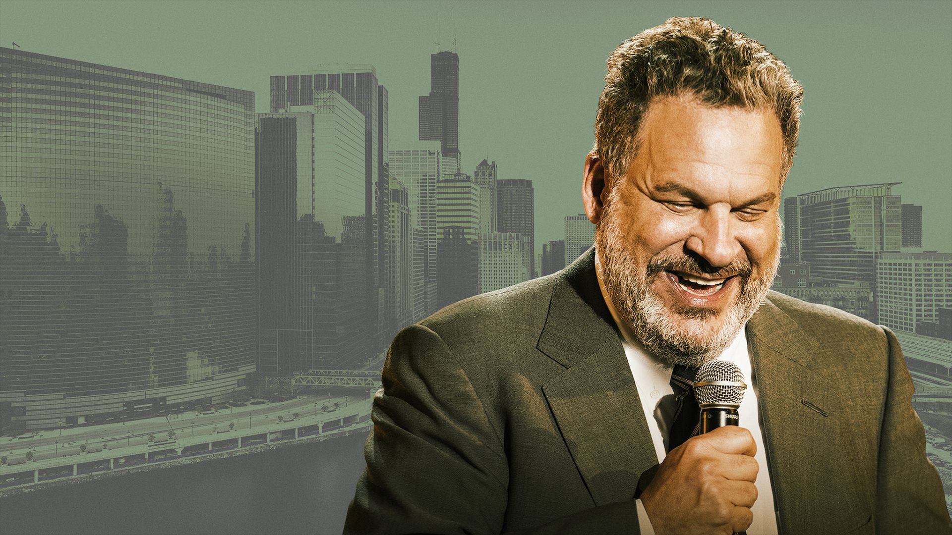 Jeff Garlin: Our Man in Chicago background