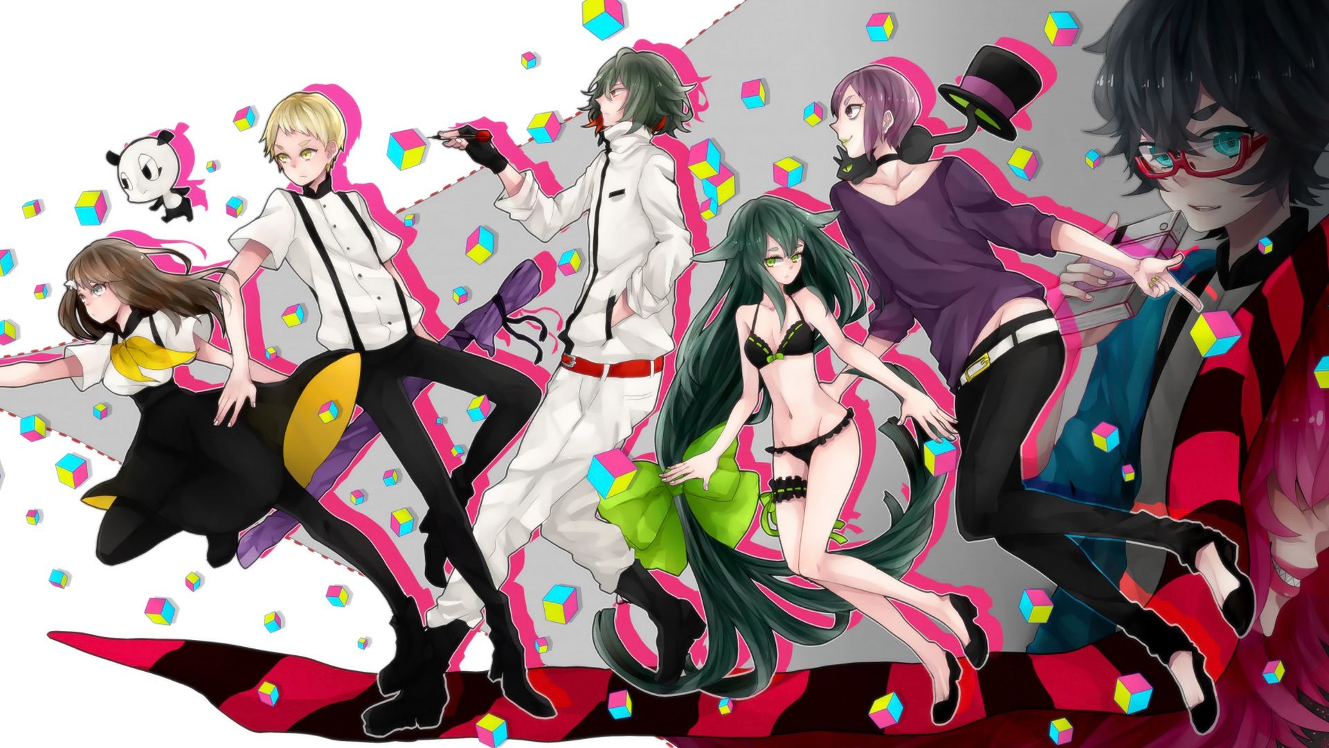 Gatchaman Crowds background