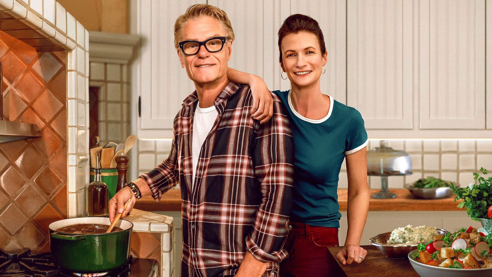 In the Kitchen with Harry Hamlin background