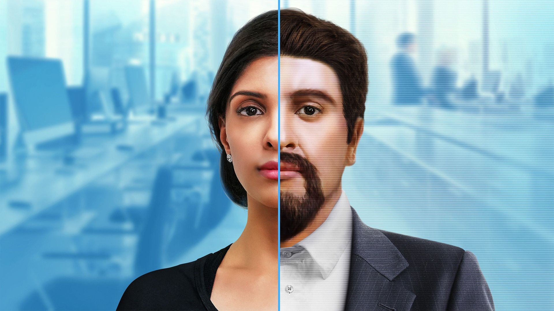 In a Man's World background