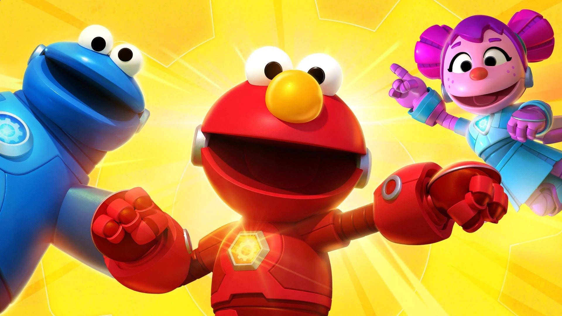 Sesame Workshop's Mecha Builders background