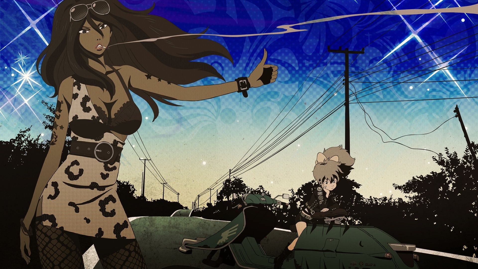 Michiko to Hatchin background