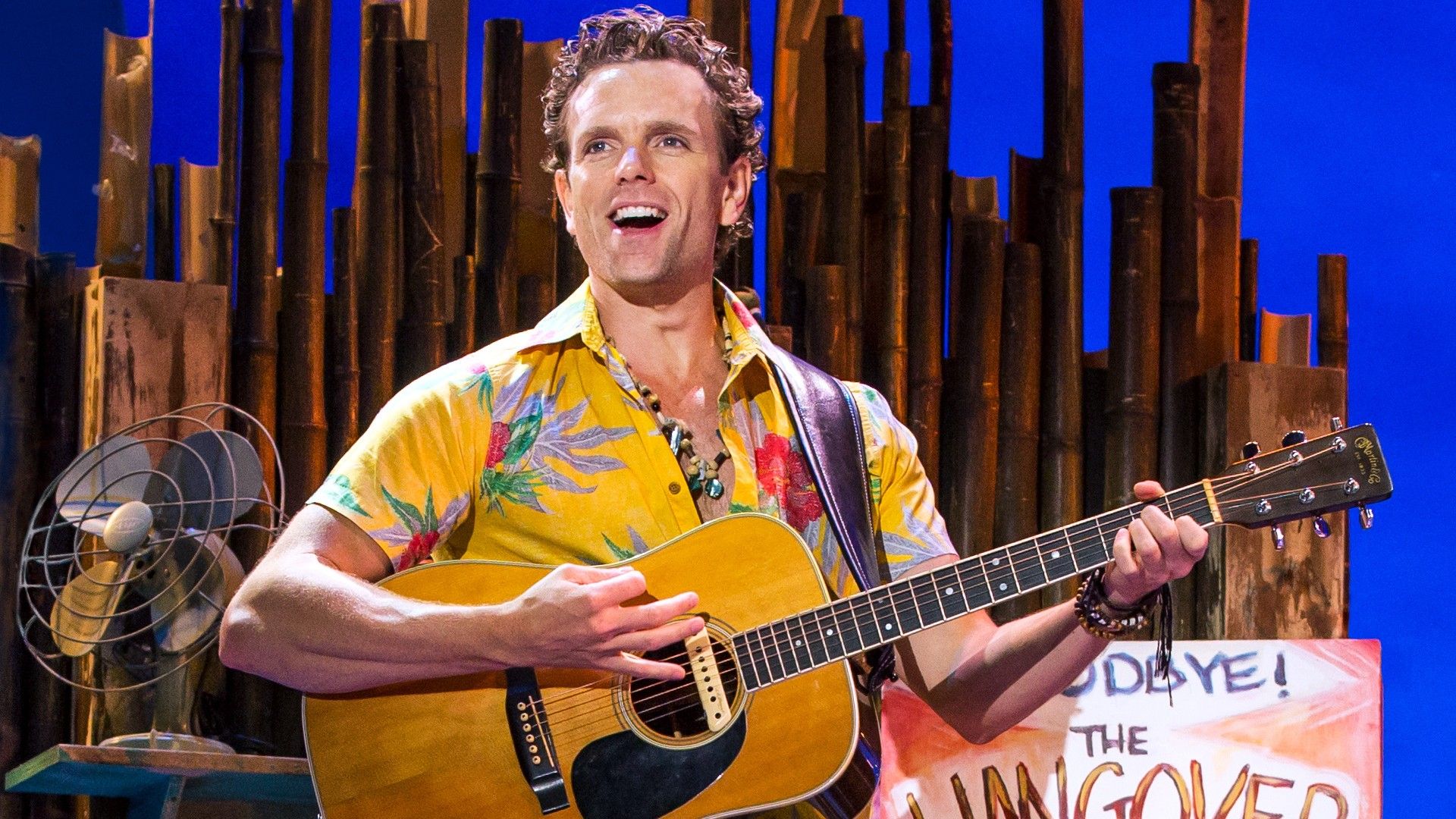 Beach Bum: Backstage at 'Escape to Margaritaville' with Paul Alexander Nolan background