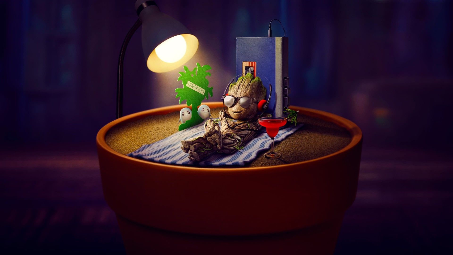 I Am Groot background