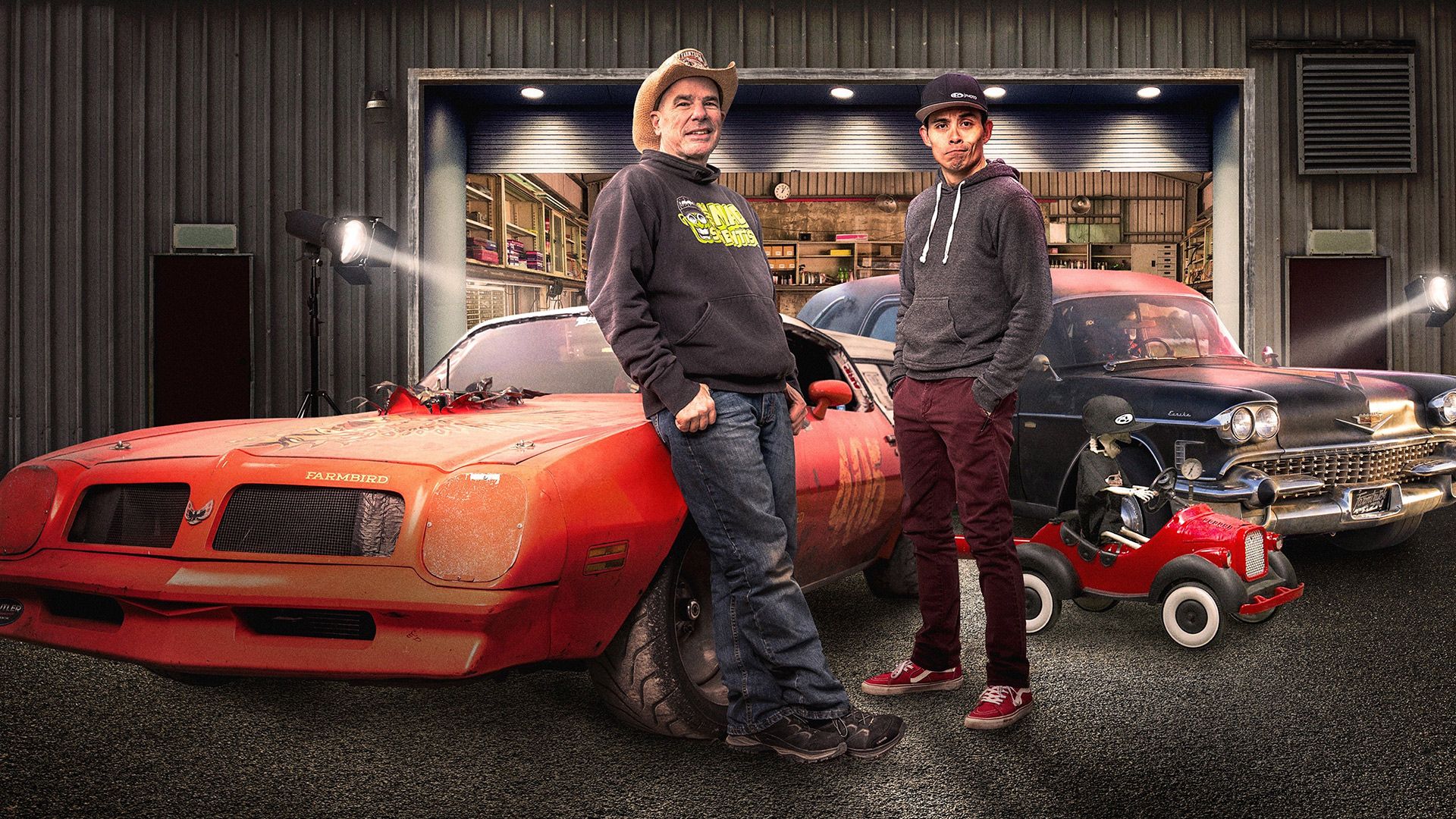 Street Outlaws: Farmtruck and Azn background