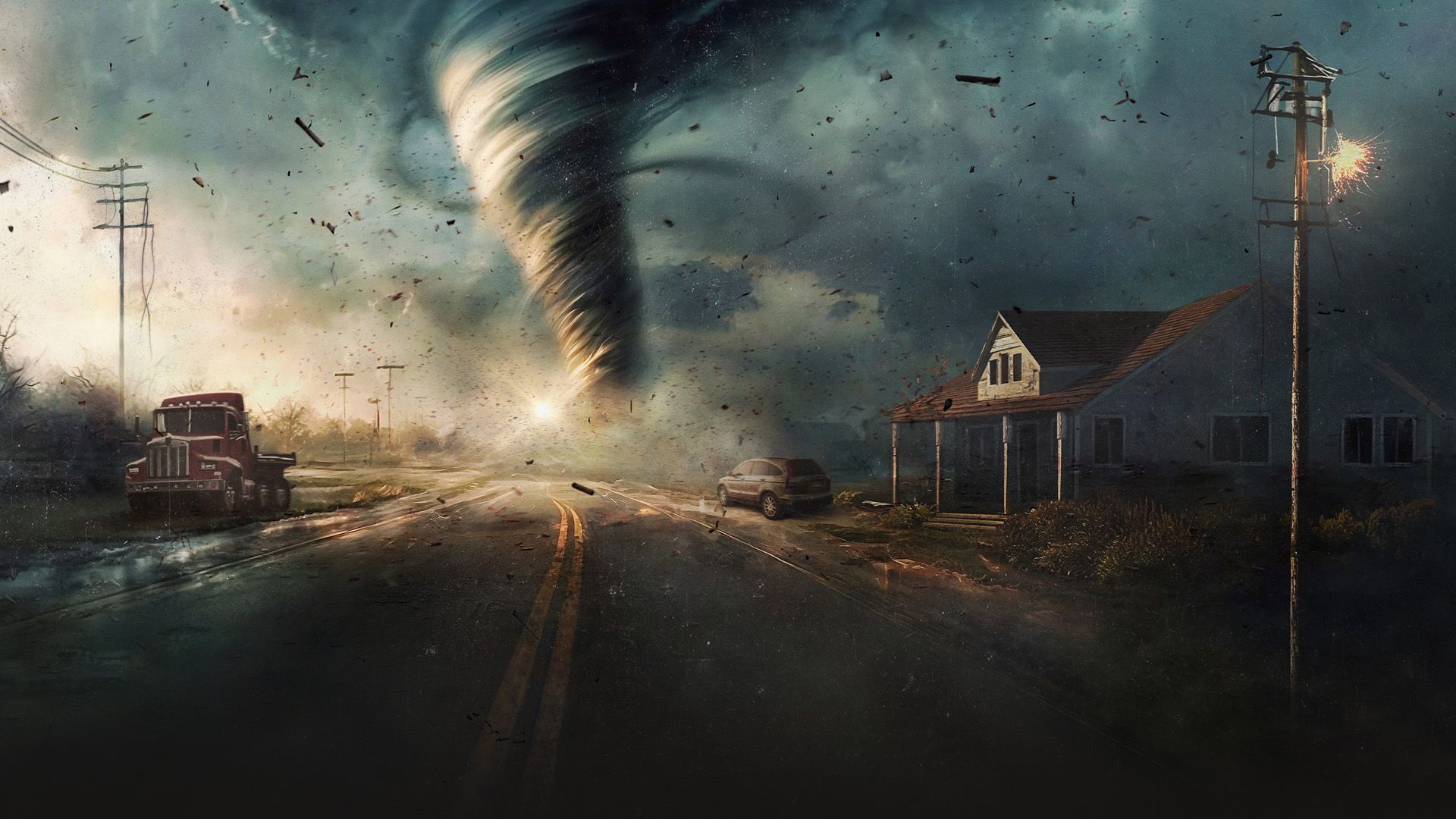 In the Eye of the Storm background