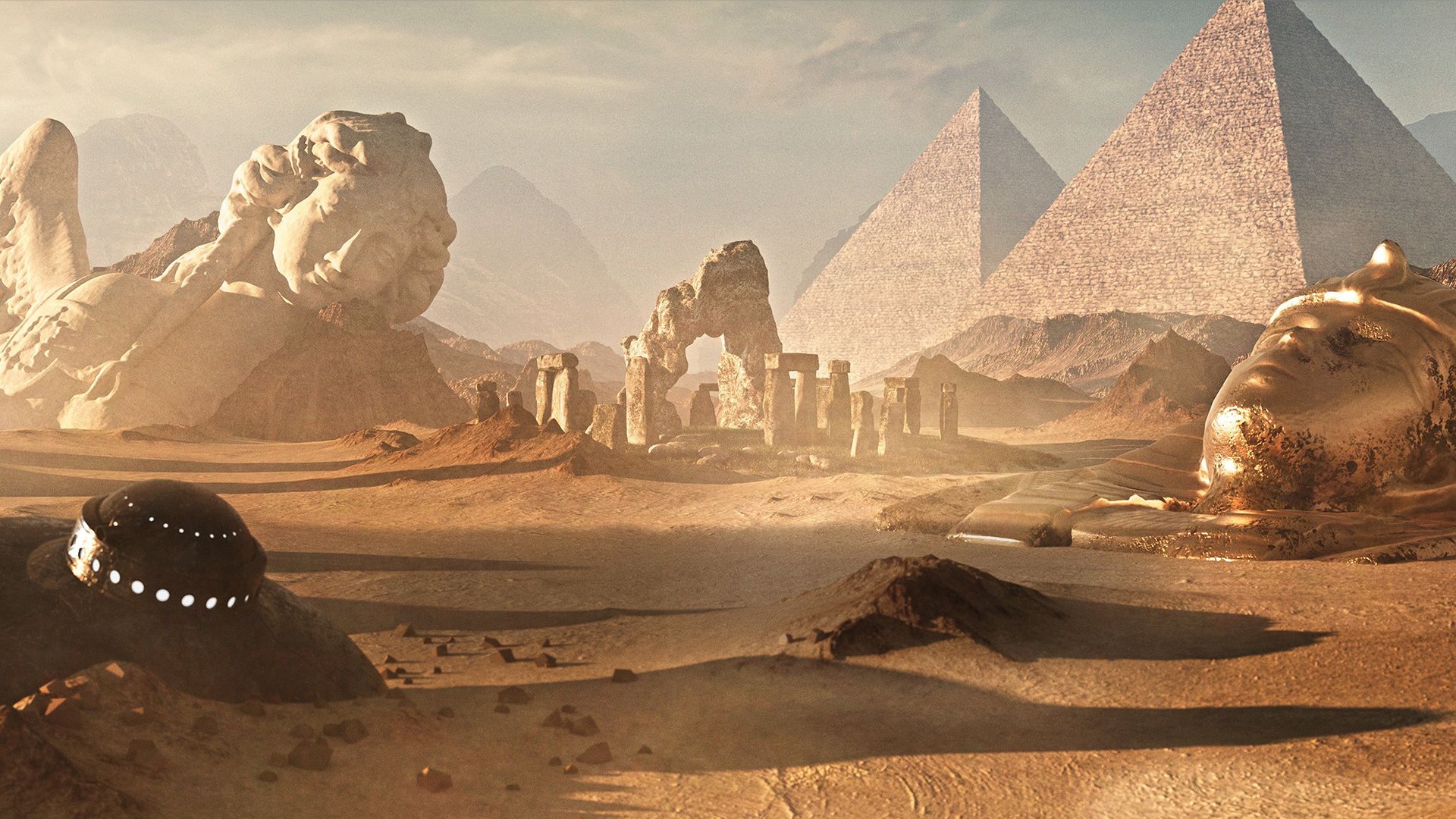 Ancient Aliens background