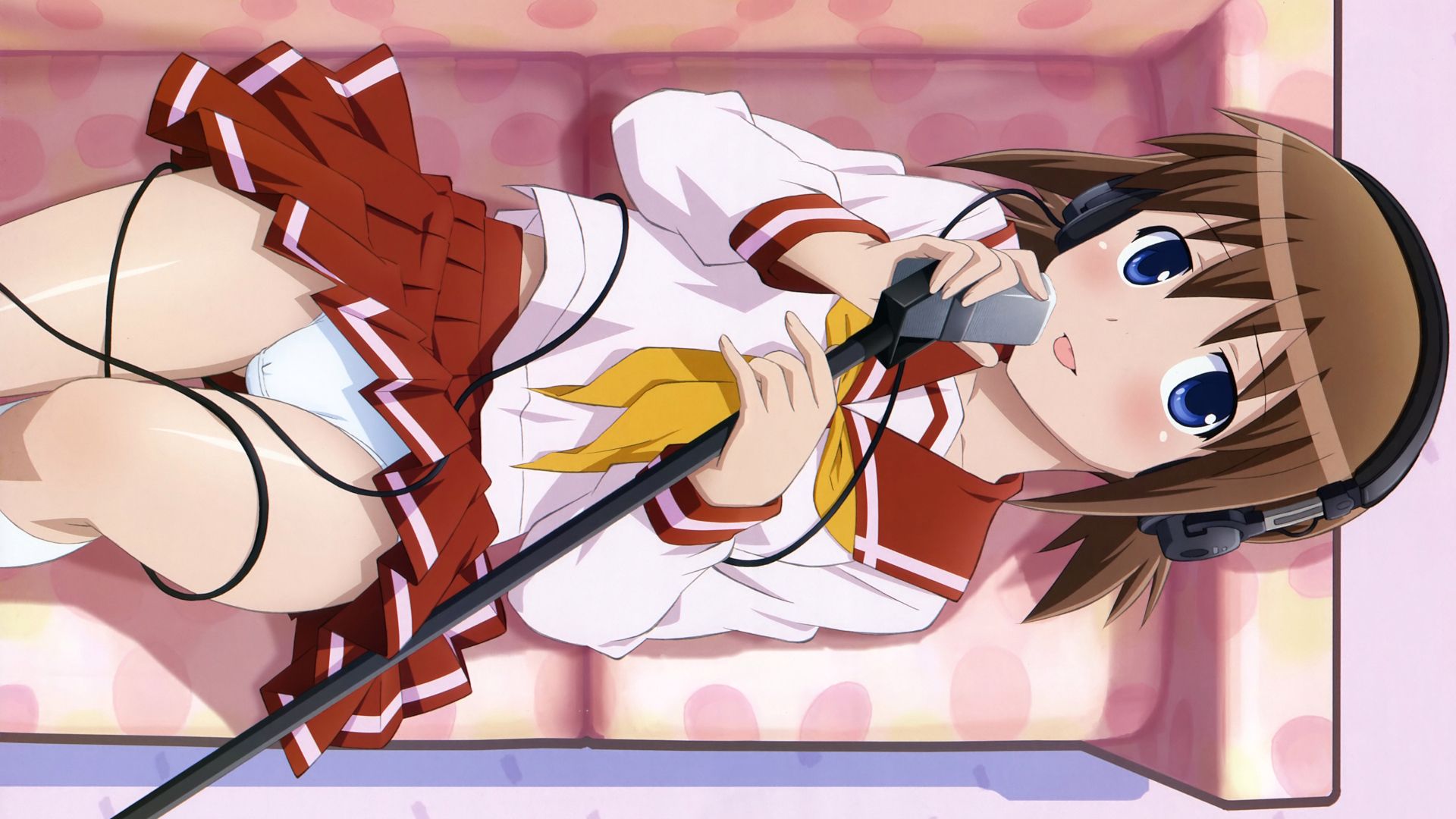 Koe de Oshigoto! The Animation background