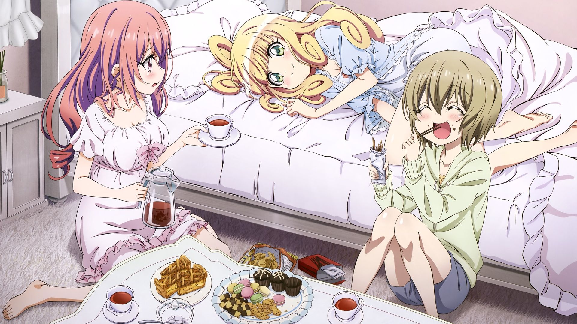 Jashin-chan Dropkick background