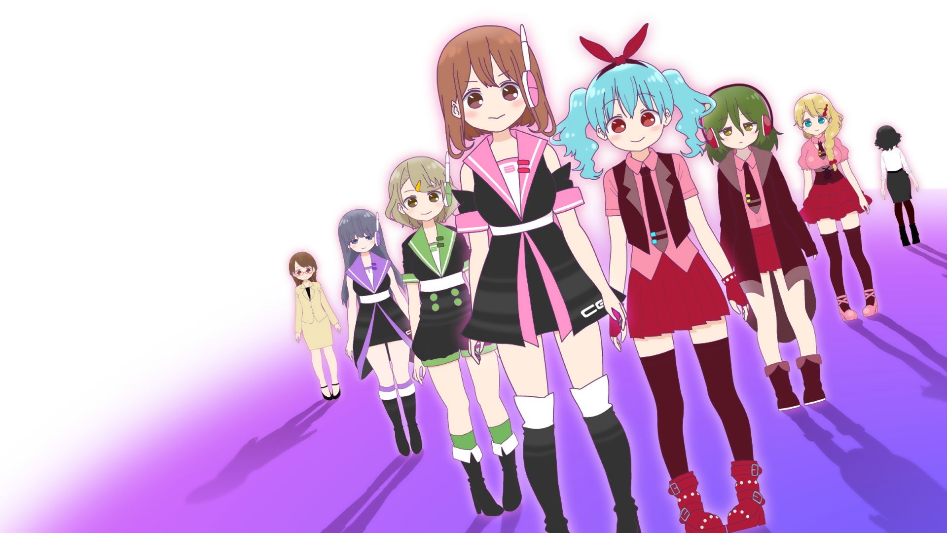Crane Game Girls background