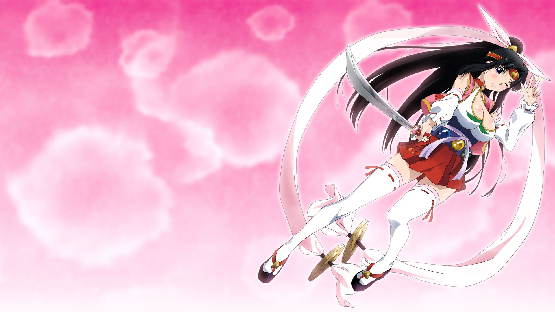 Momo Kyun Sword background