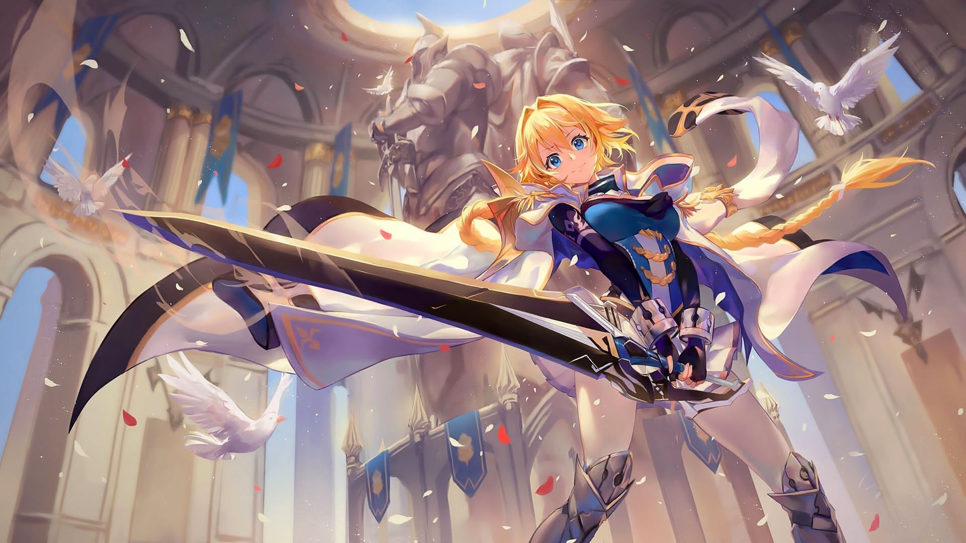 Hangyakusei Million Arthur background