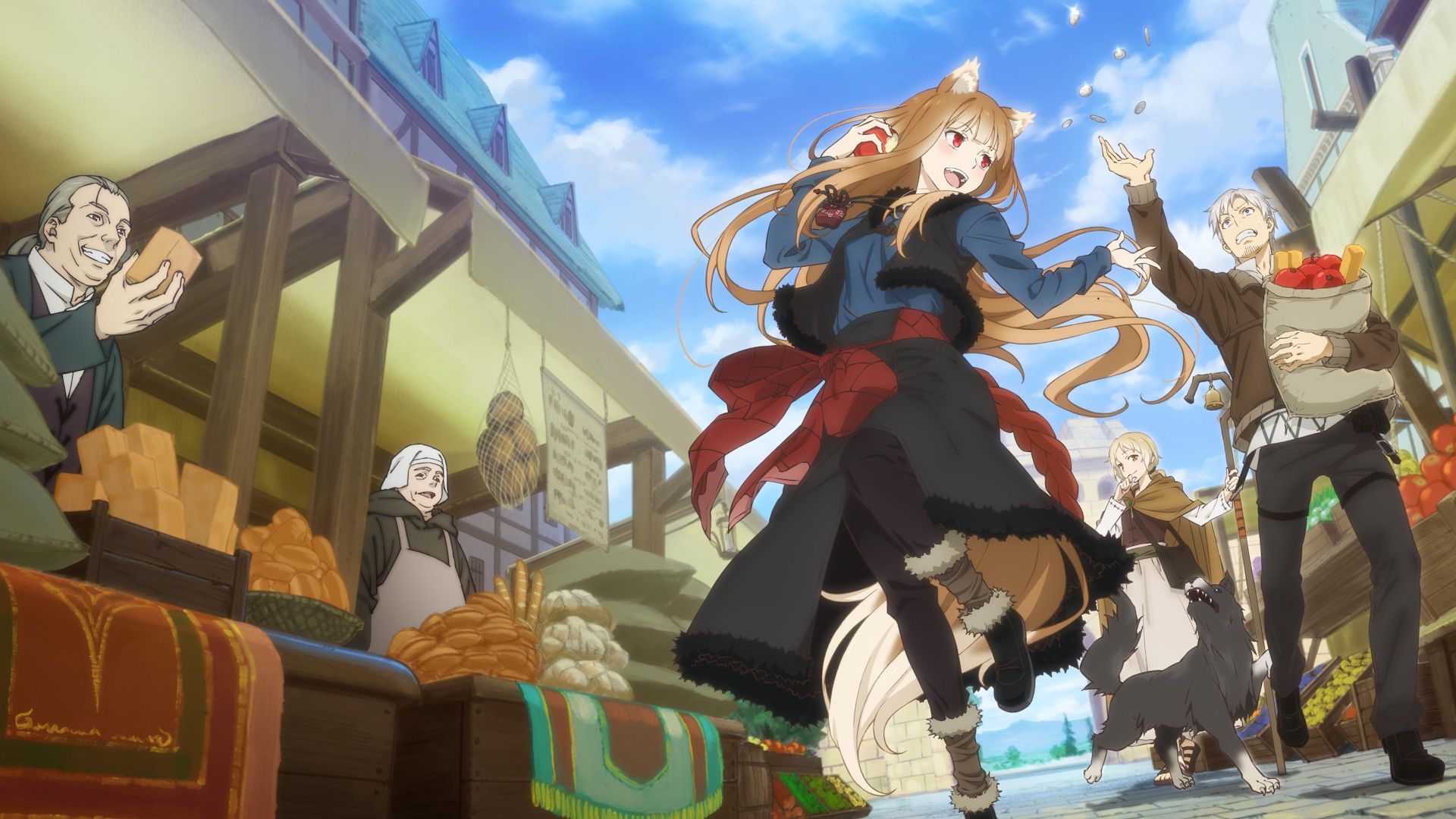 Spice and Wolf: Merchant Meets the Wise Wolf background