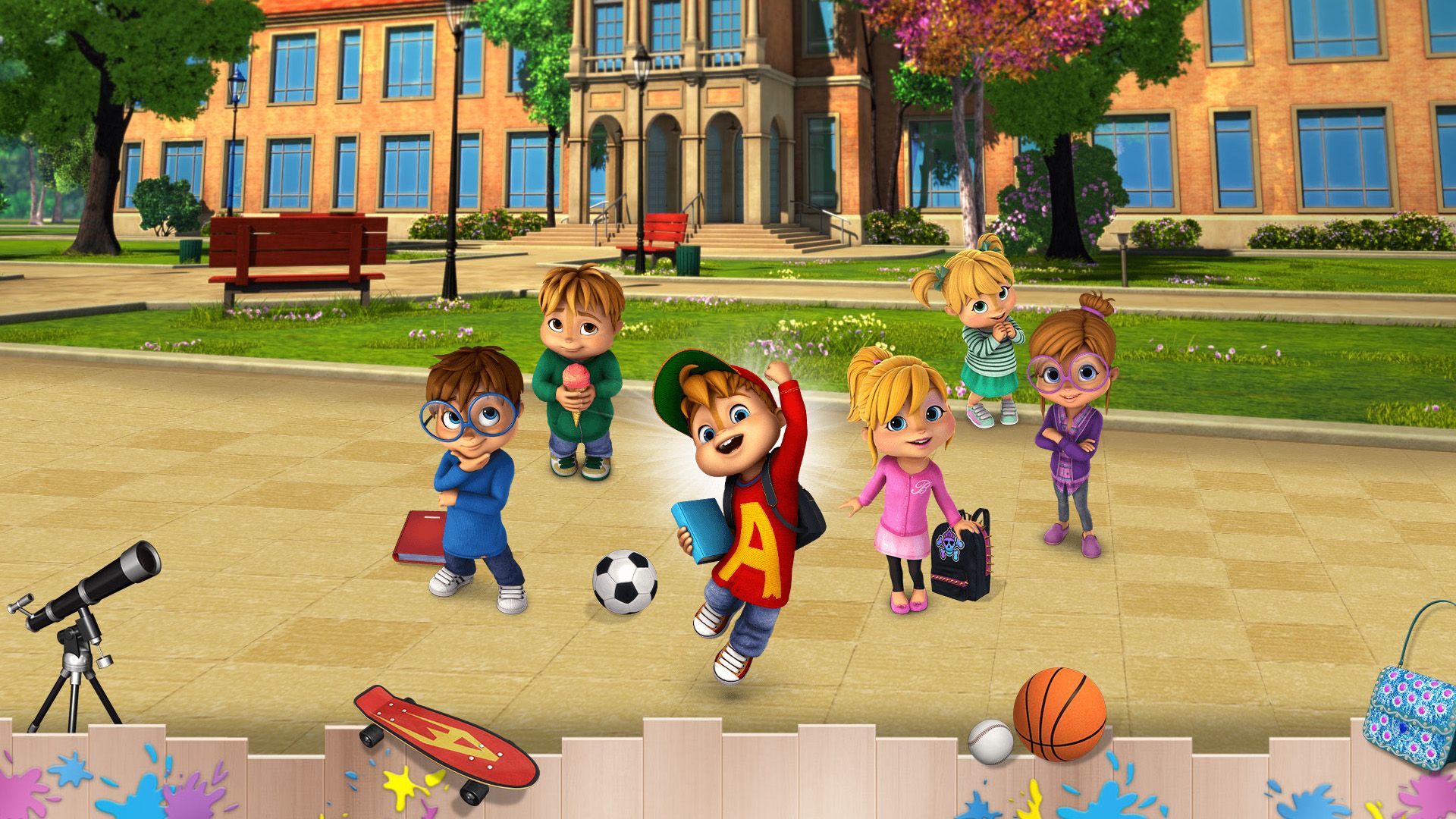 Alvinnn!!! And the Chipmunks background