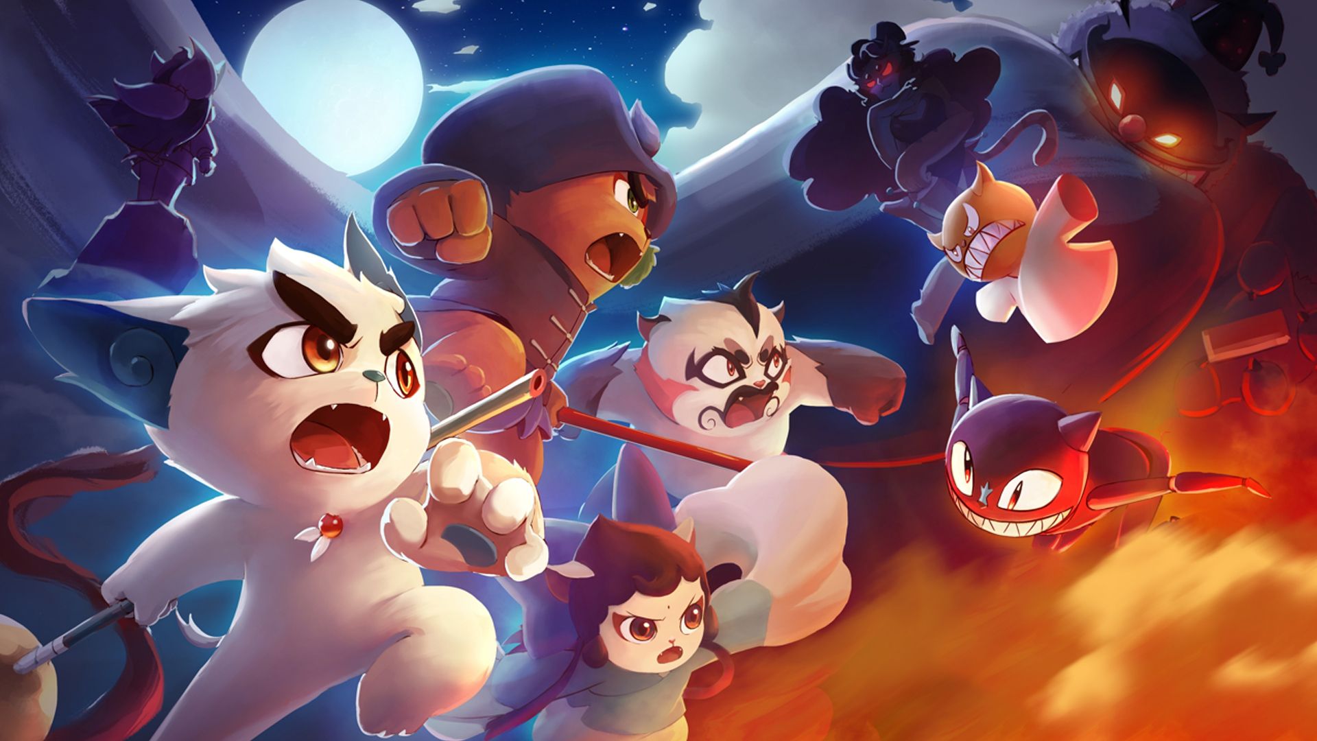 Jing-Ju Cats background