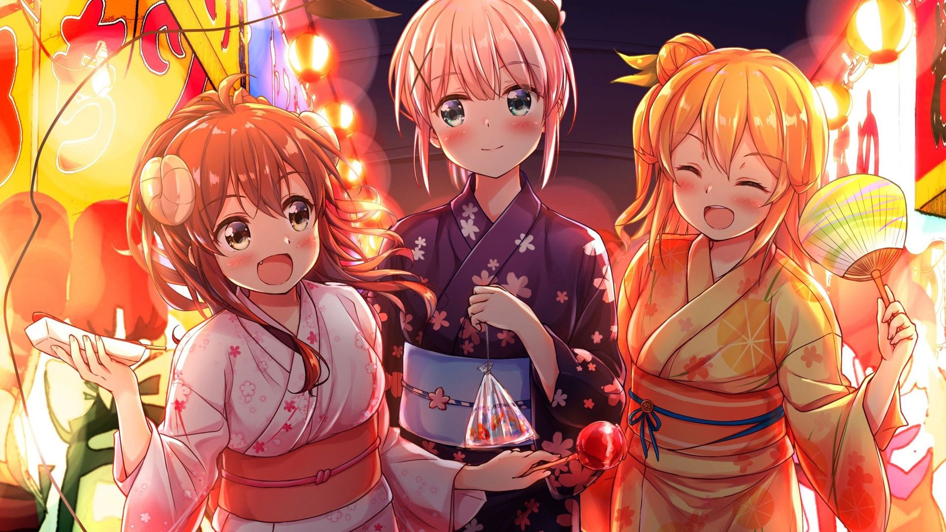 The Demon Girl Next Door background