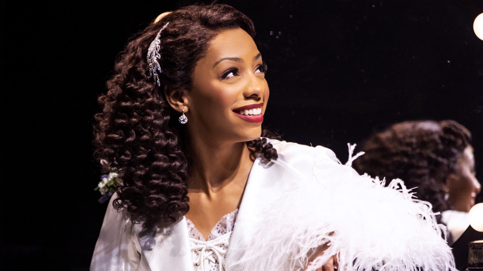 Queen of New York: Backstage at 'King Kong' with Christiani Pitts background