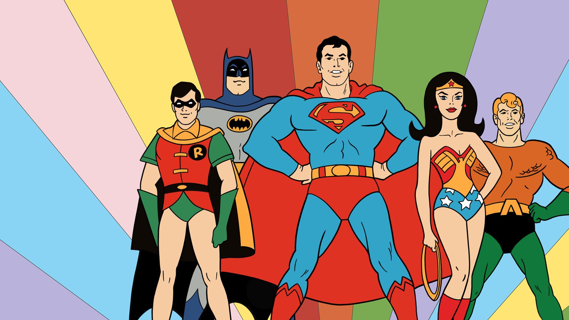 Challenge of the Super Friends background