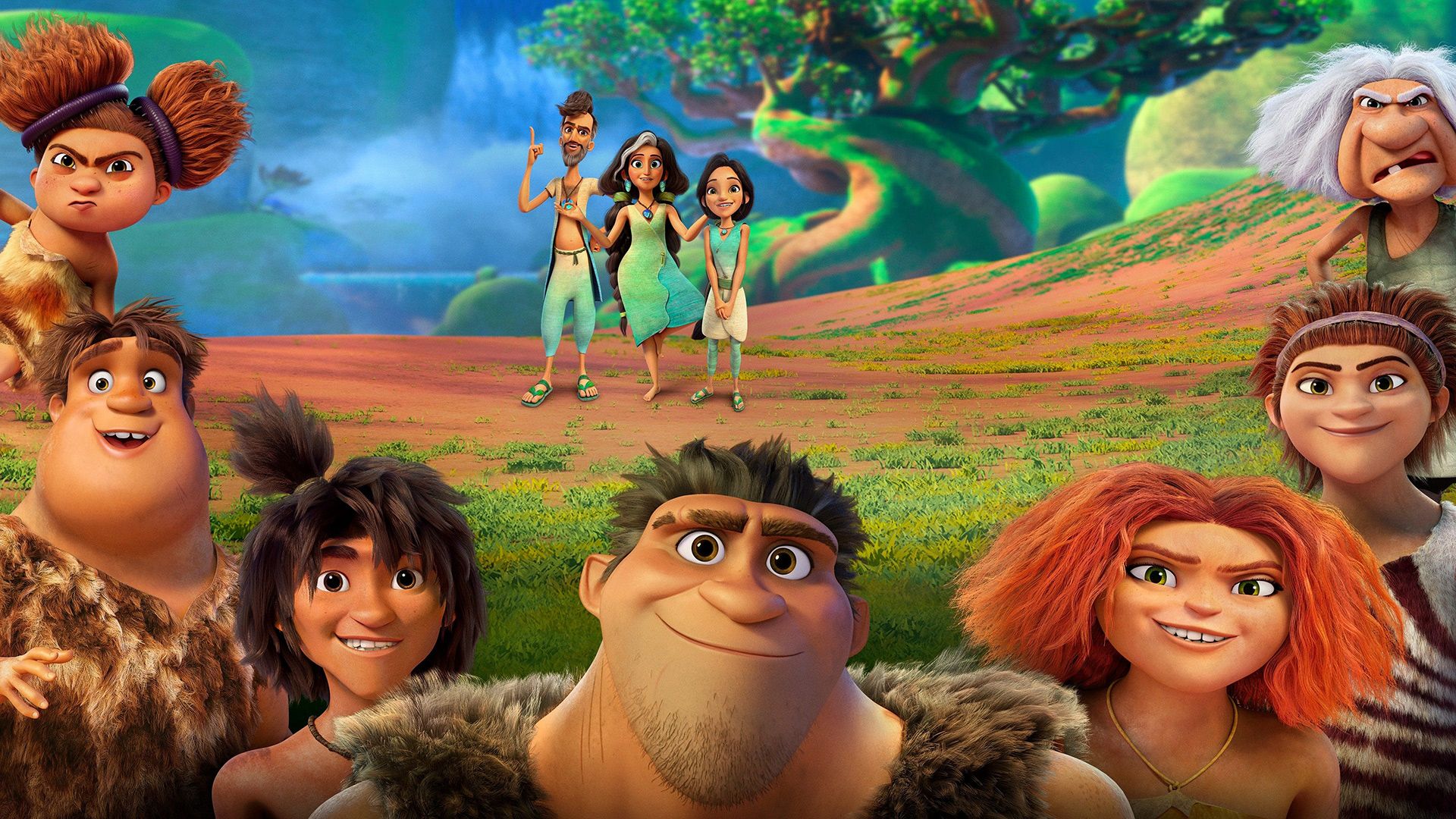 The Croods: Family Tree background