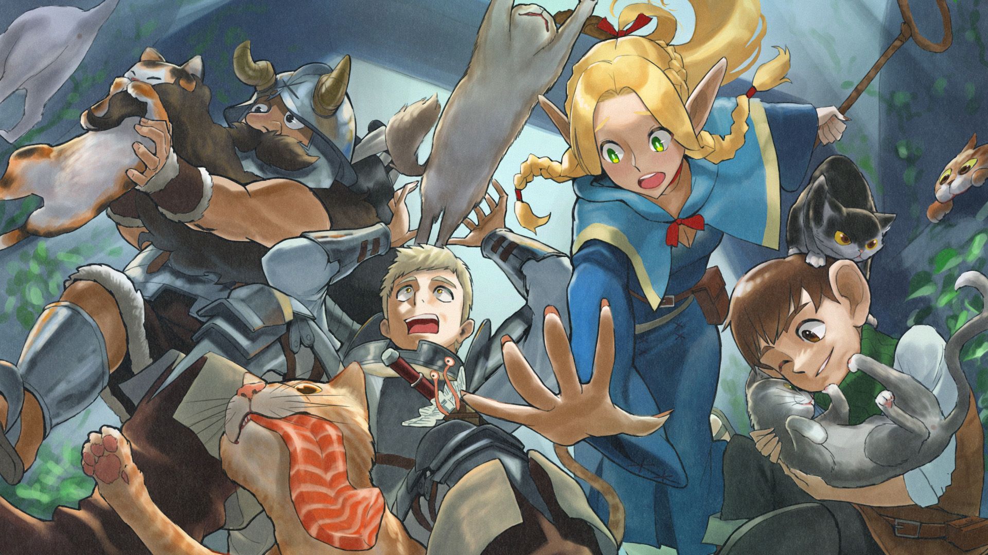 Delicious in Dungeon background