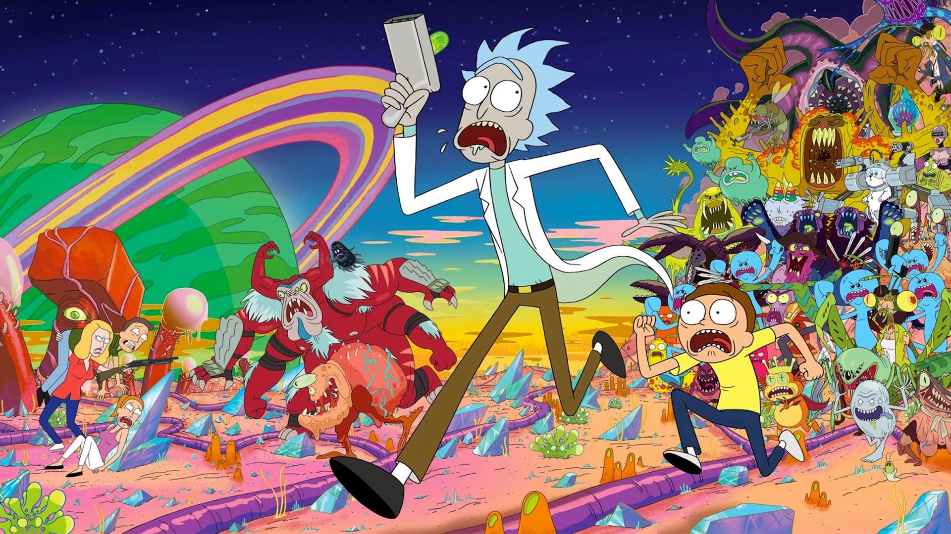 Rick and Morty background