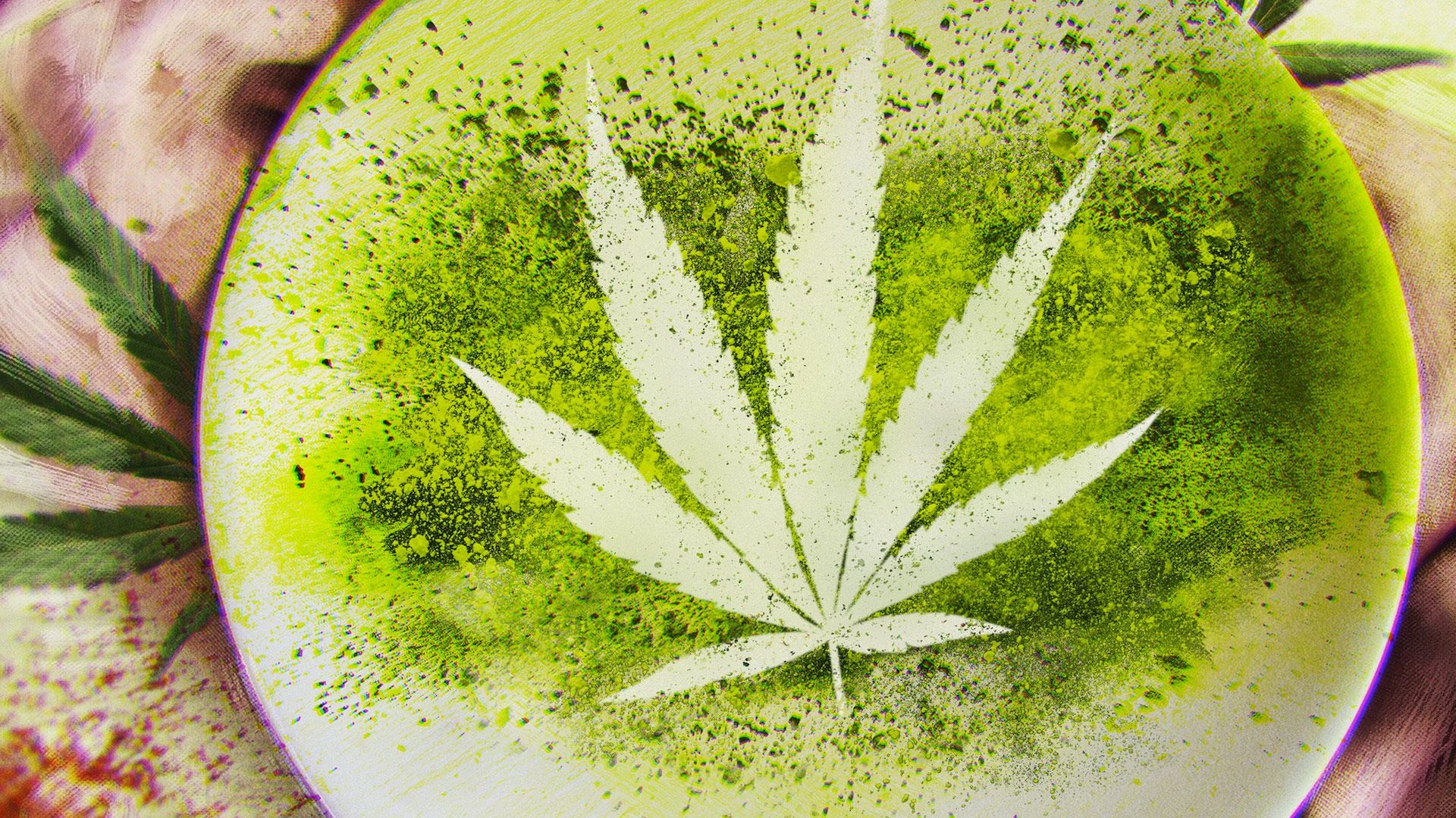 Cooked with Cannabis background
