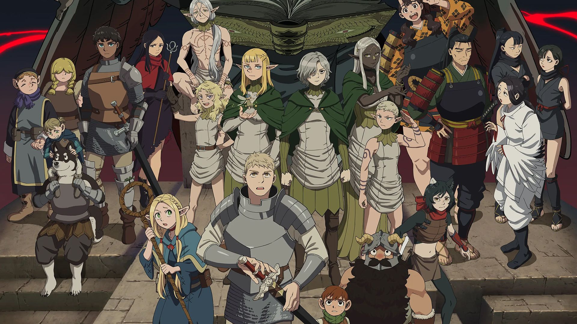 Delicious in Dungeon background