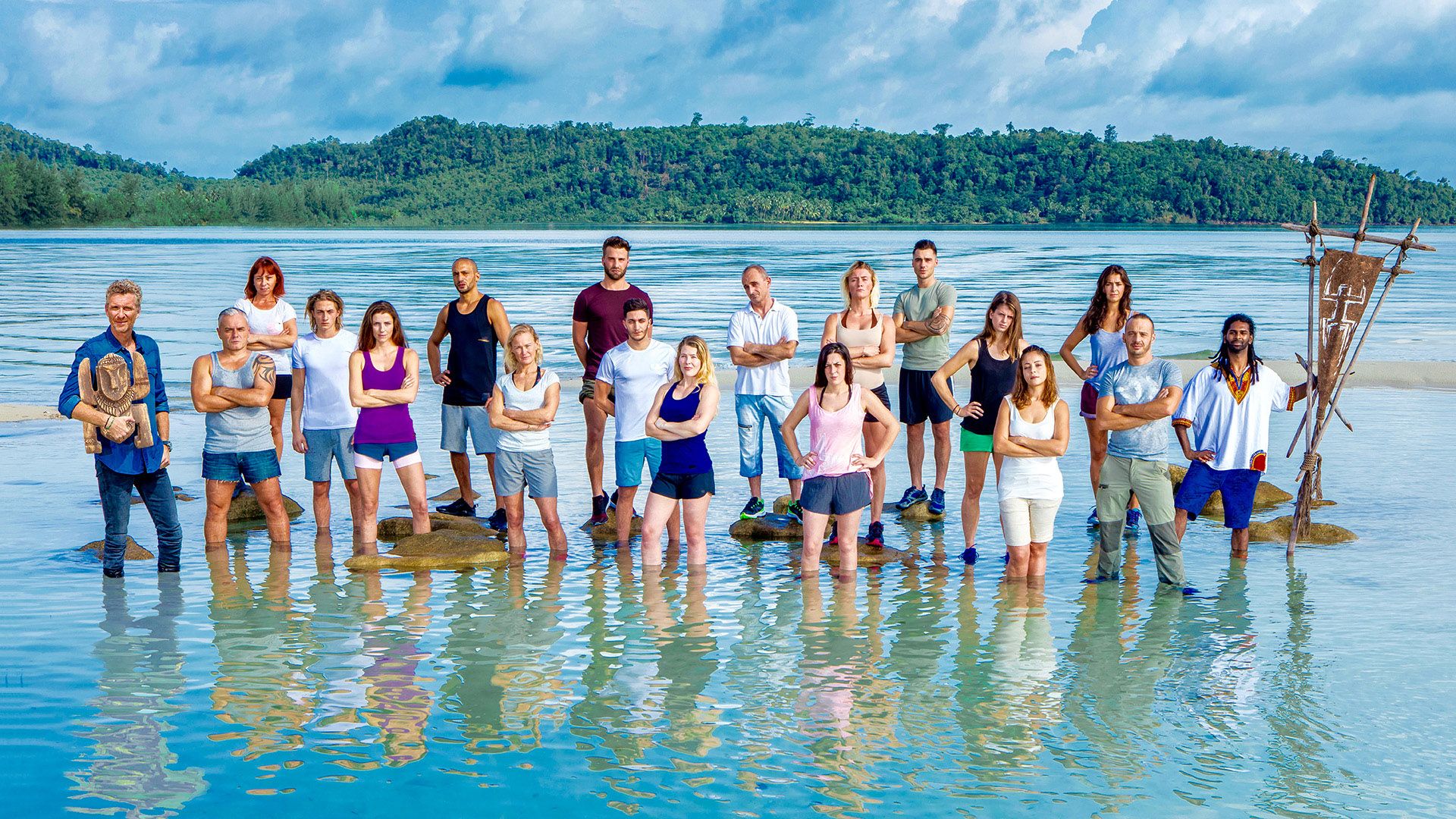 Les aventuriers de Koh-Lanta background