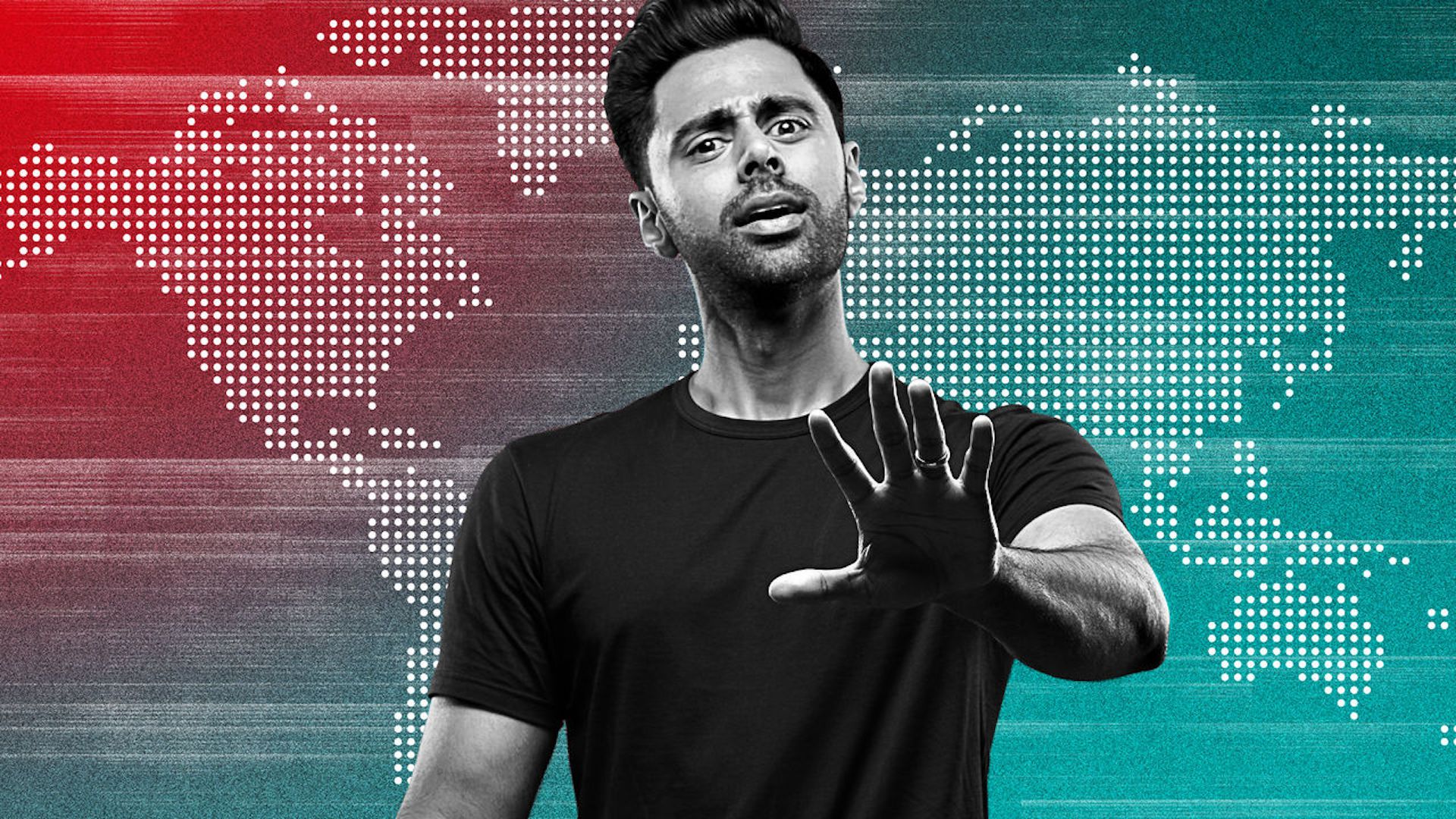 Patriot Act with Hasan Minhaj background