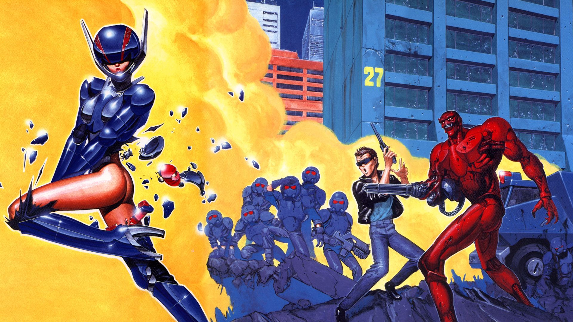 Bubblegum Crisis background