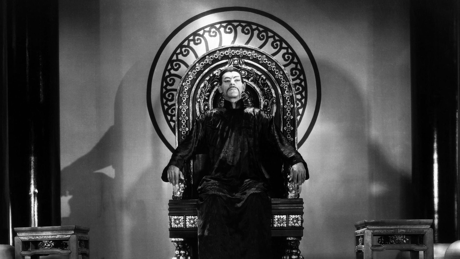 The Mask of Fu Manchu background