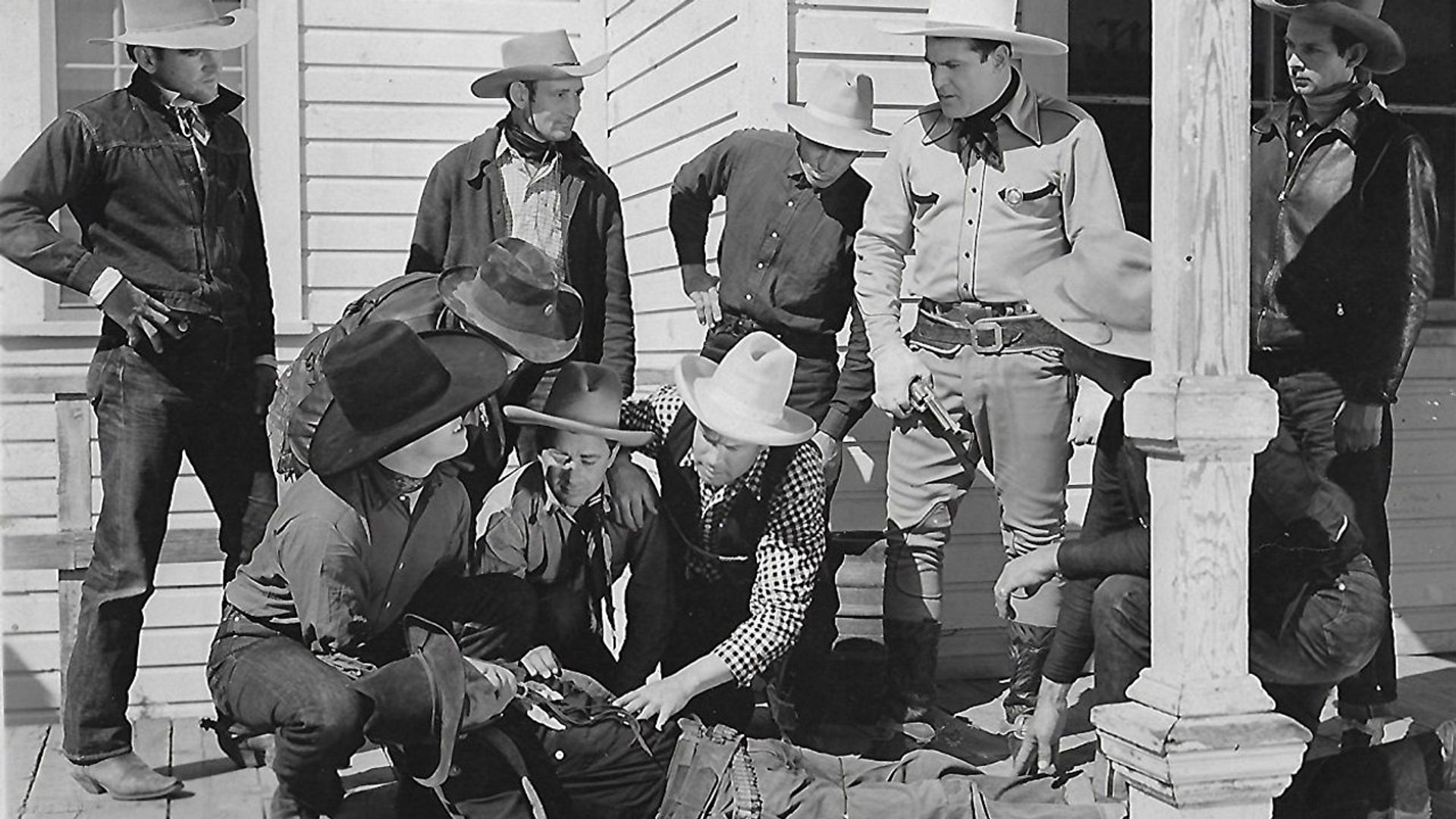 Six-Shootin' Sheriff background