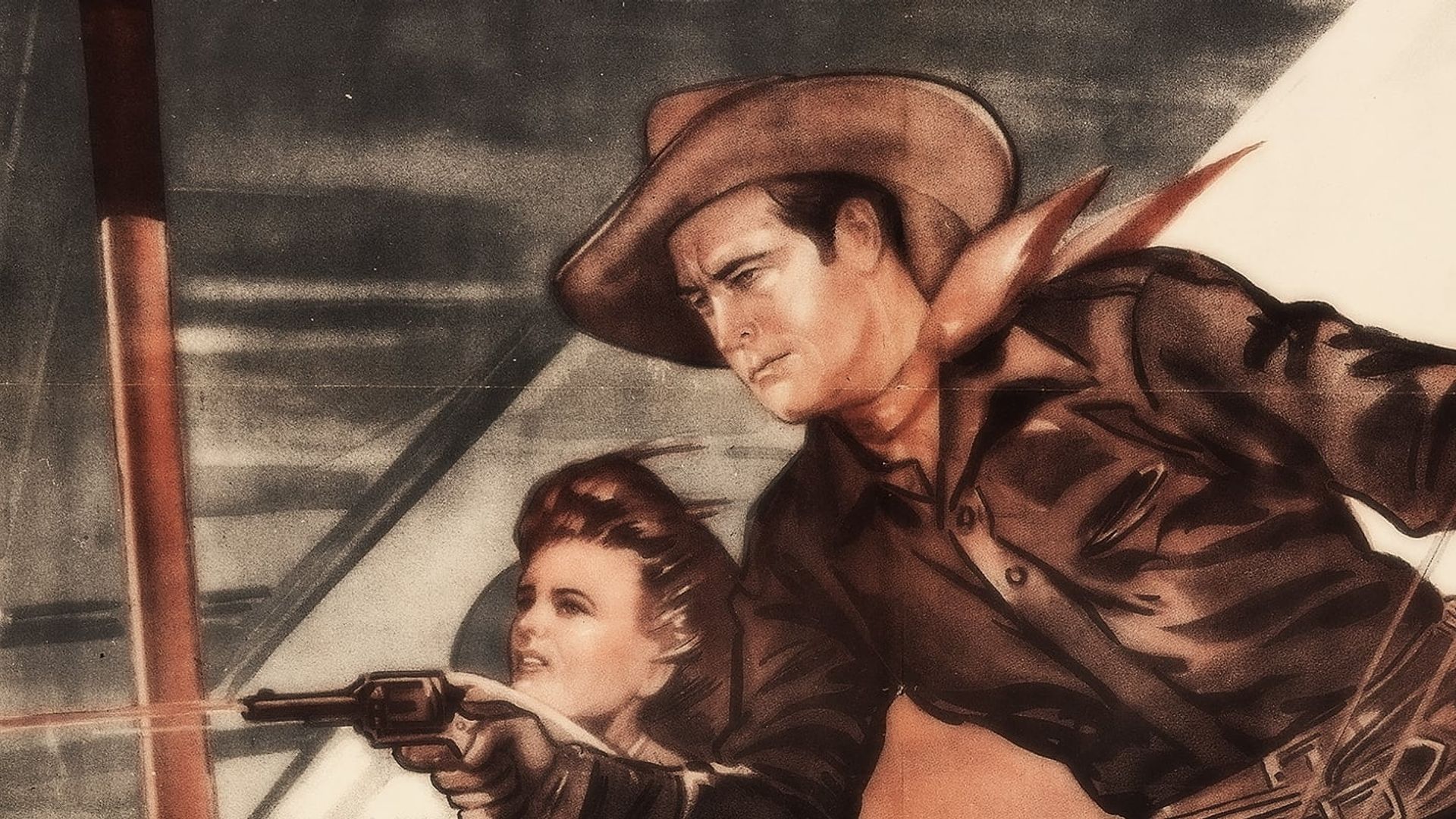 Cowboy in the Clouds background