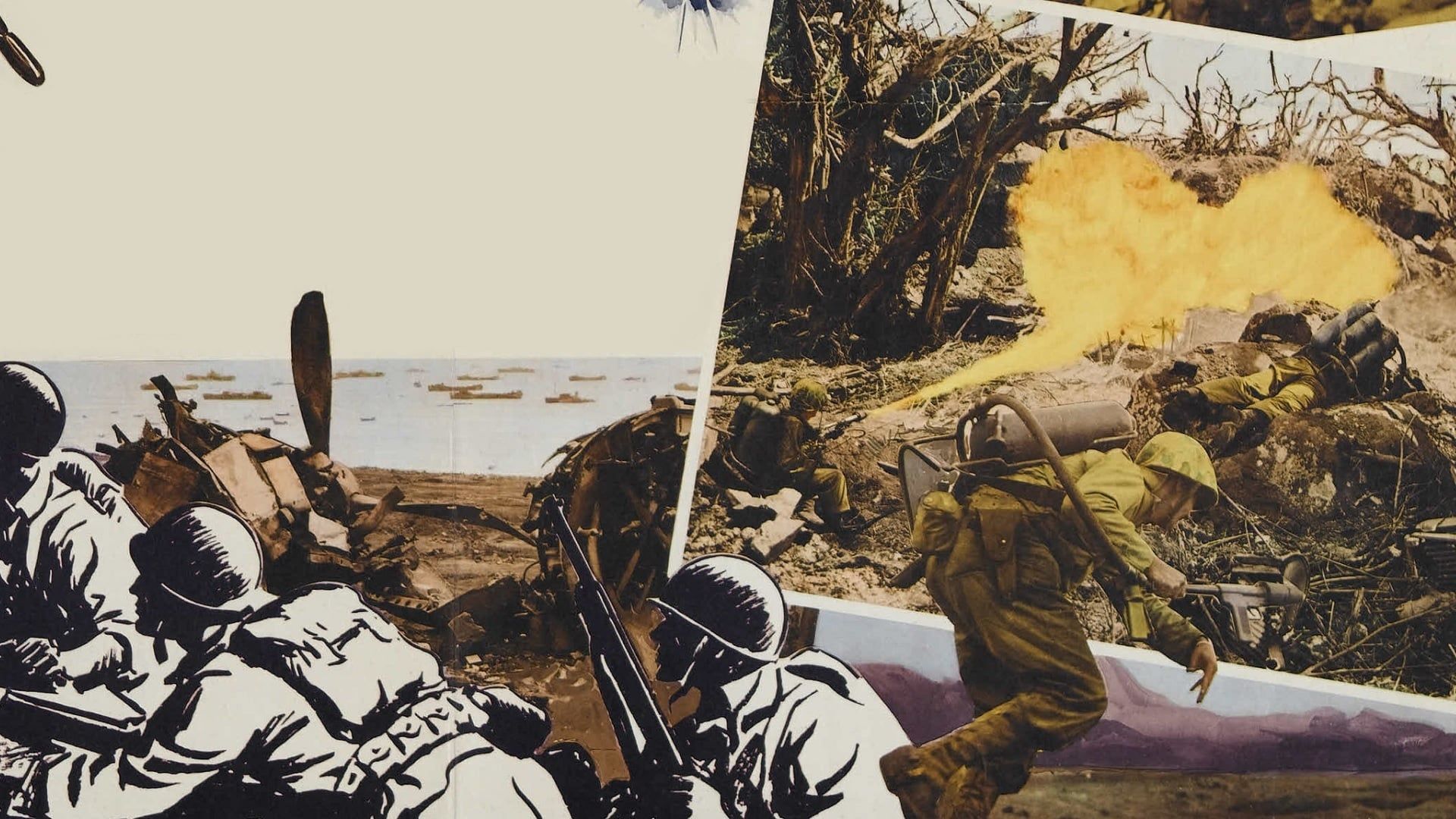 To the Shores of Iwo Jima background