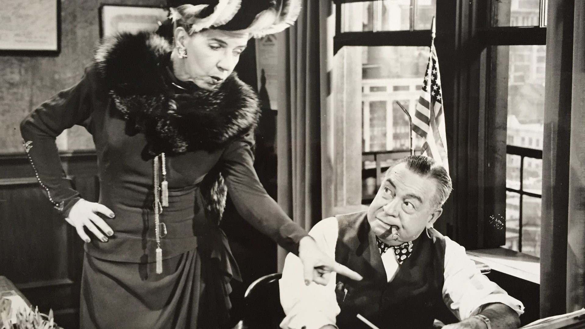 Jiggs and Maggie in Court background