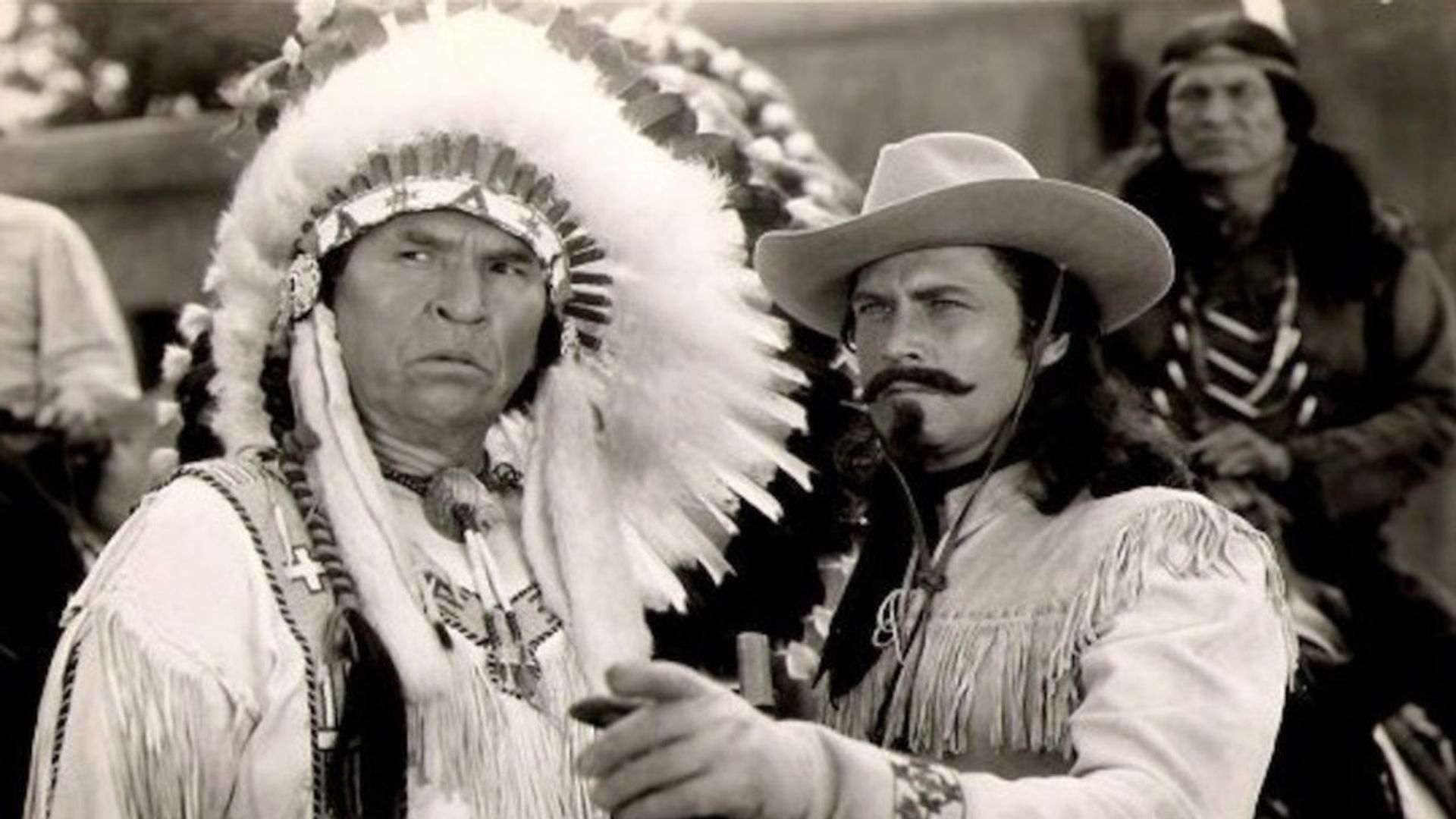 Buffalo Bill in Tomahawk Territory background