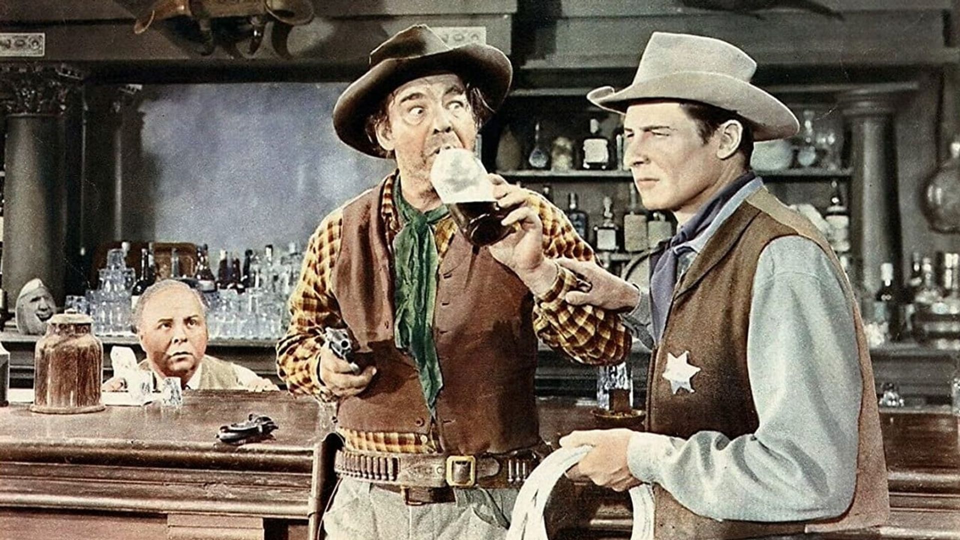 The Boy from Oklahoma background
