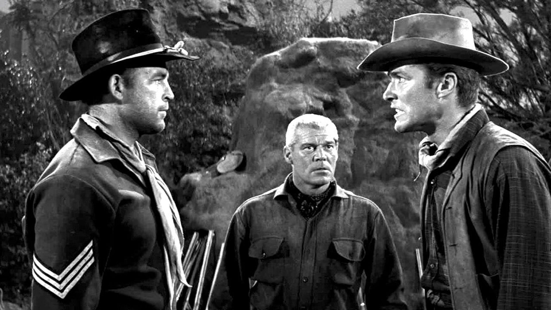 Ambush at Cimarron Pass background