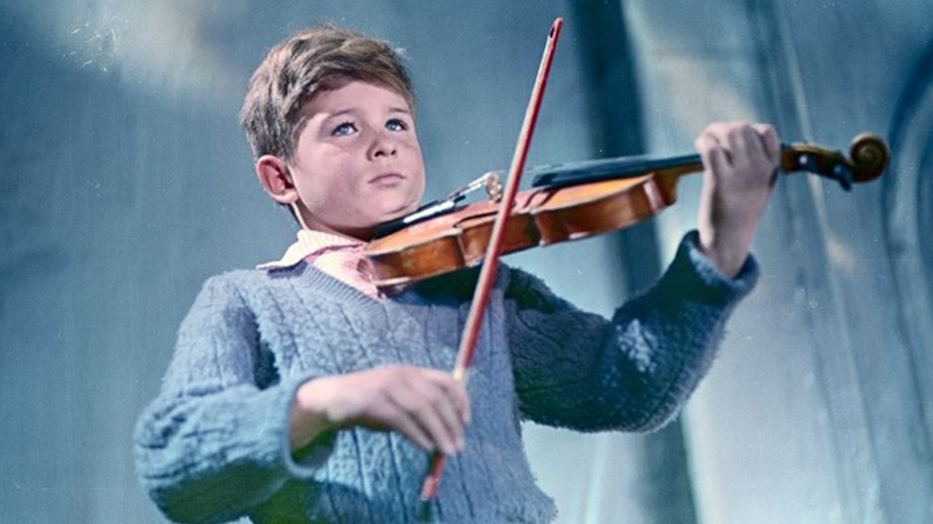 The Steamroller and the Violin background