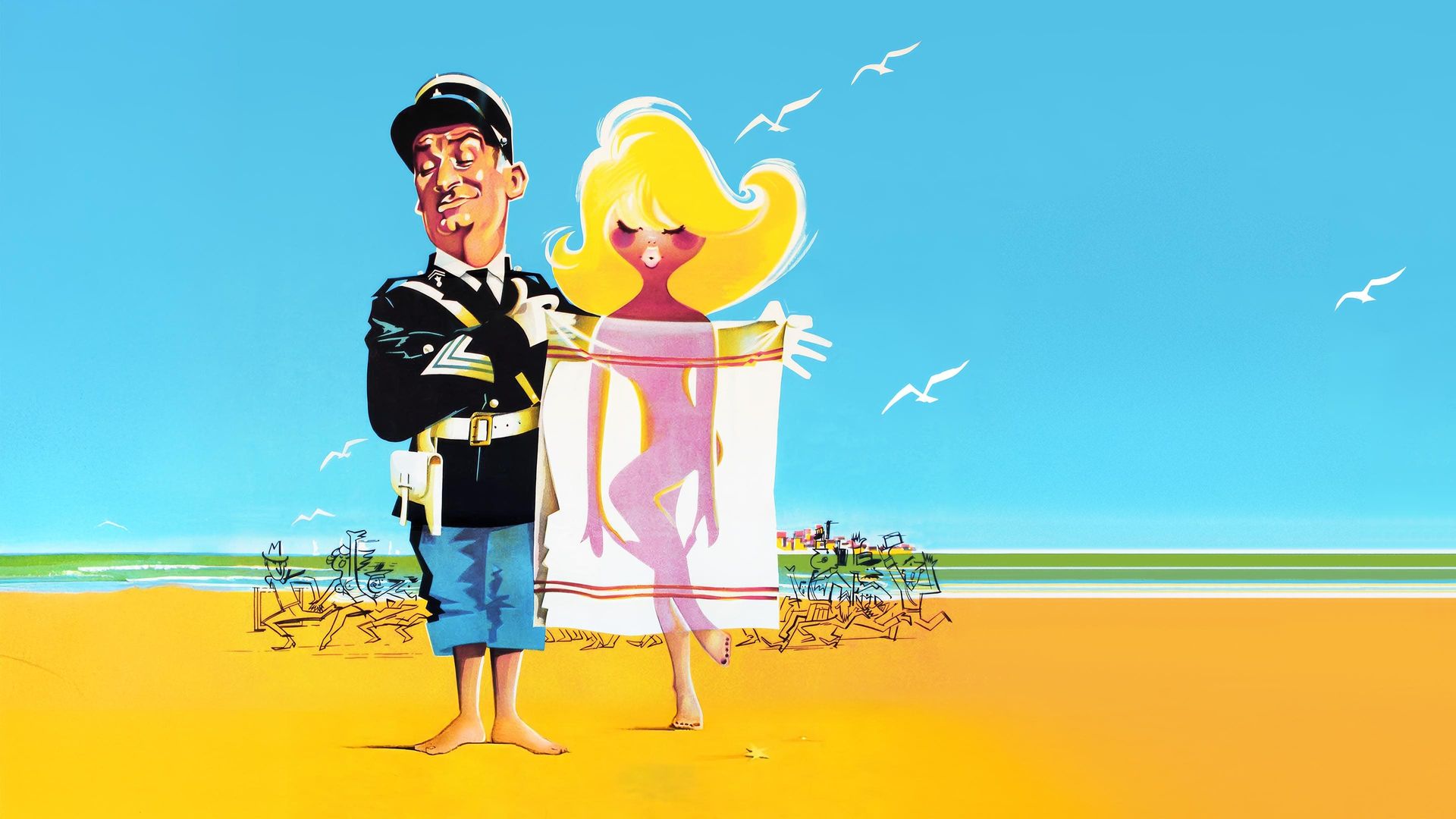 The Gendarme of Saint-Tropez background