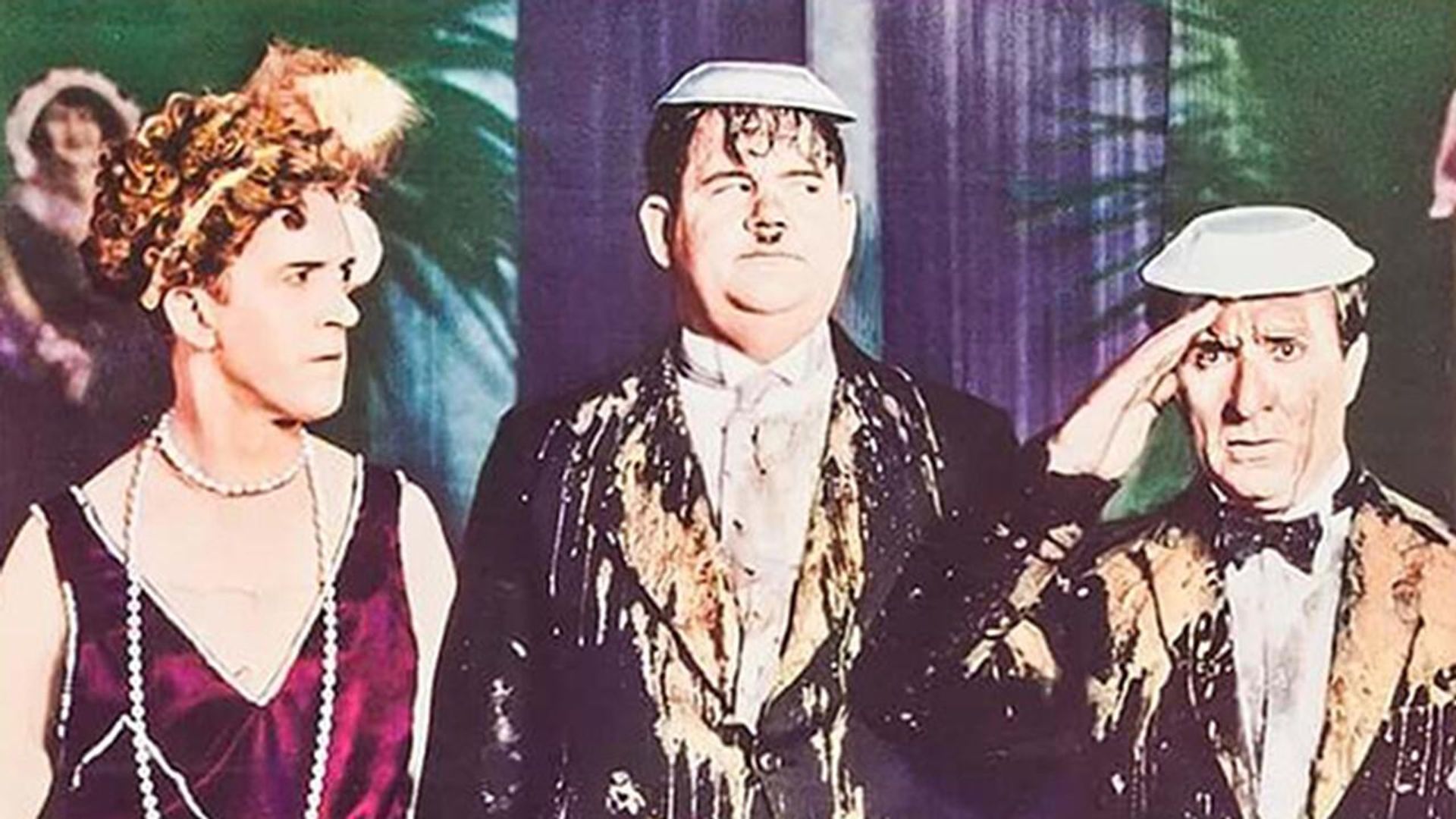 The Further Perils of Laurel and Hardy background