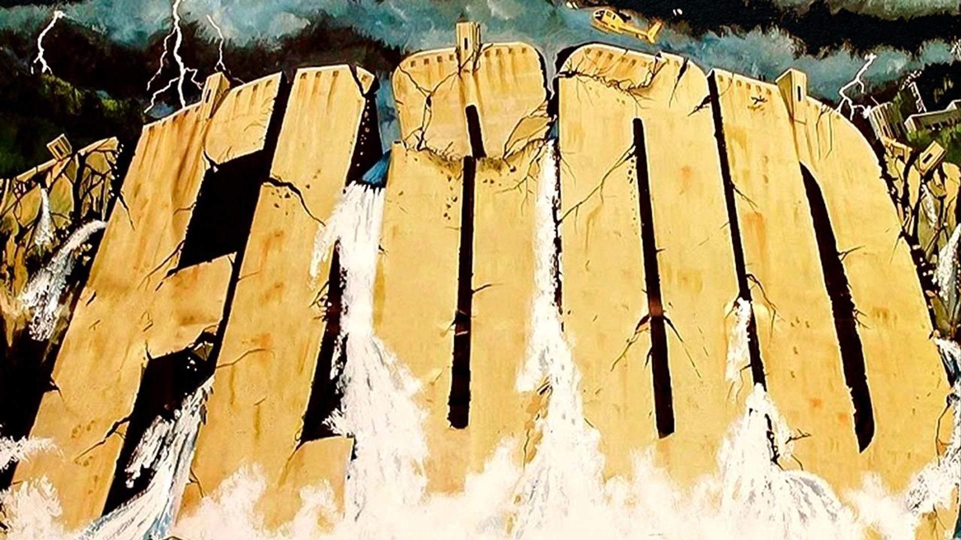 Flood background